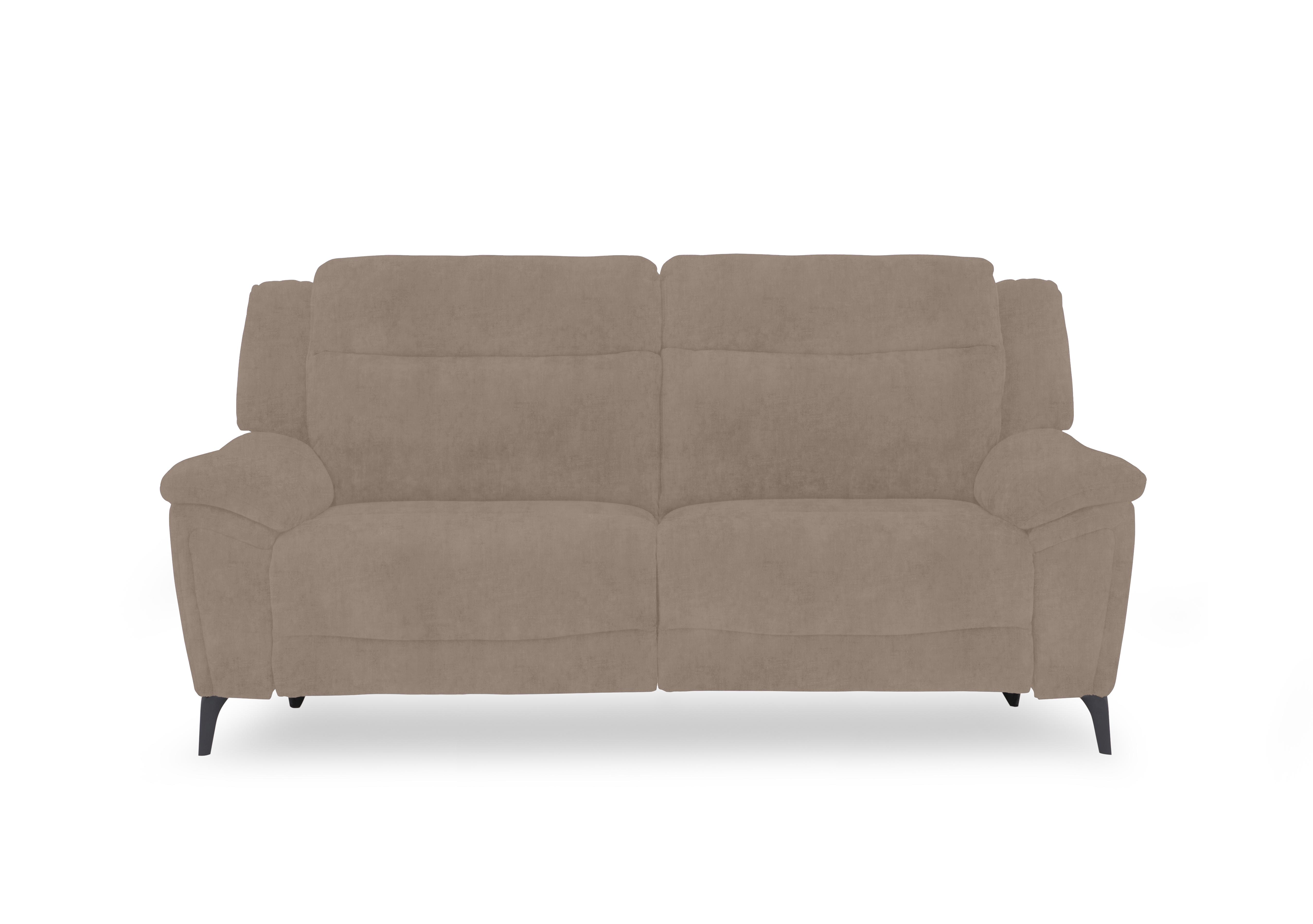 Panache Fabric 3 Seater Power Recliner Sofa with Power Headrests in Manhattan Nutmeg 58005 on Furniture Village