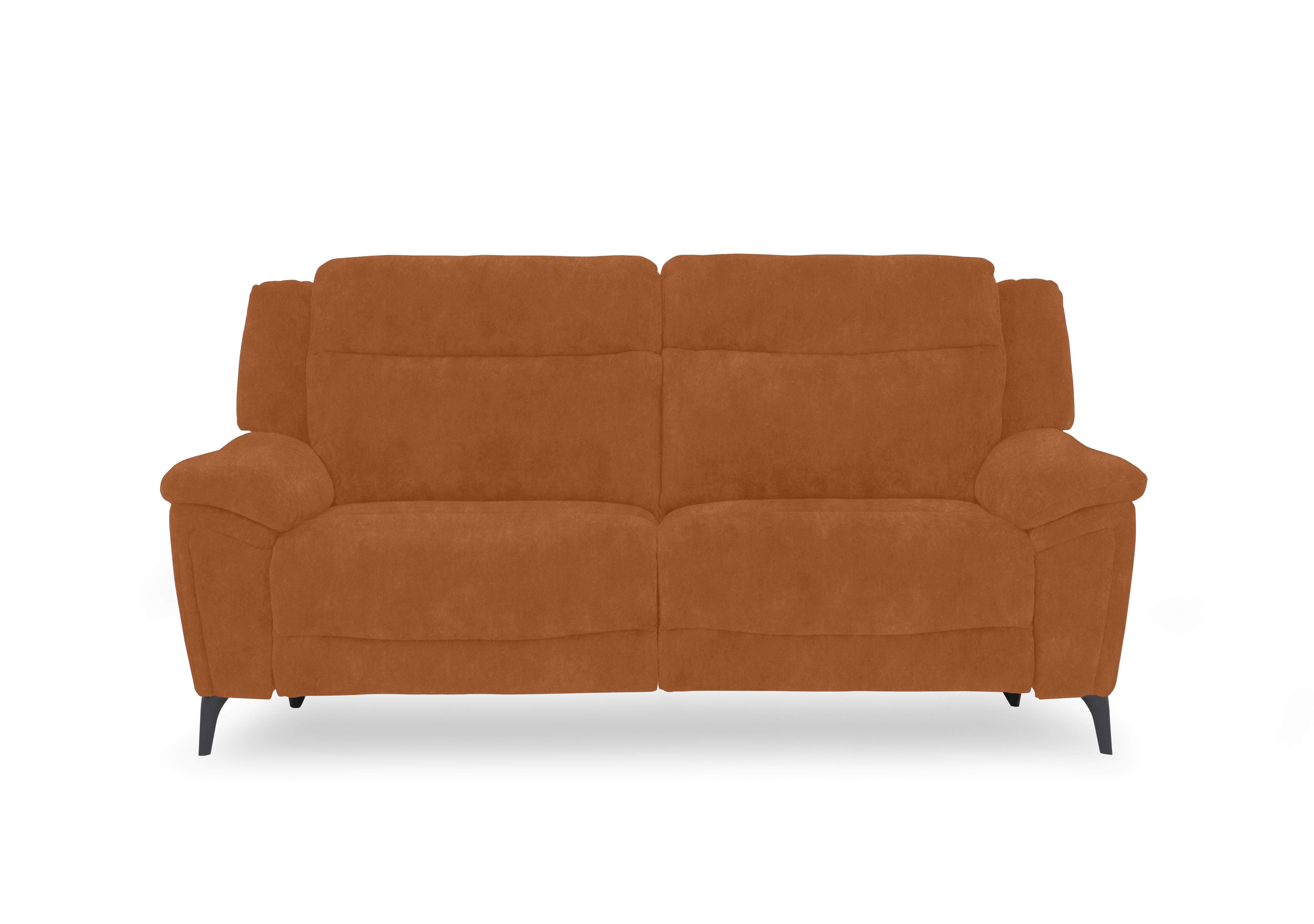 Panache Fabric 3 Seater Sofa in Dexter Pumpkin 43509 on Furniture Village