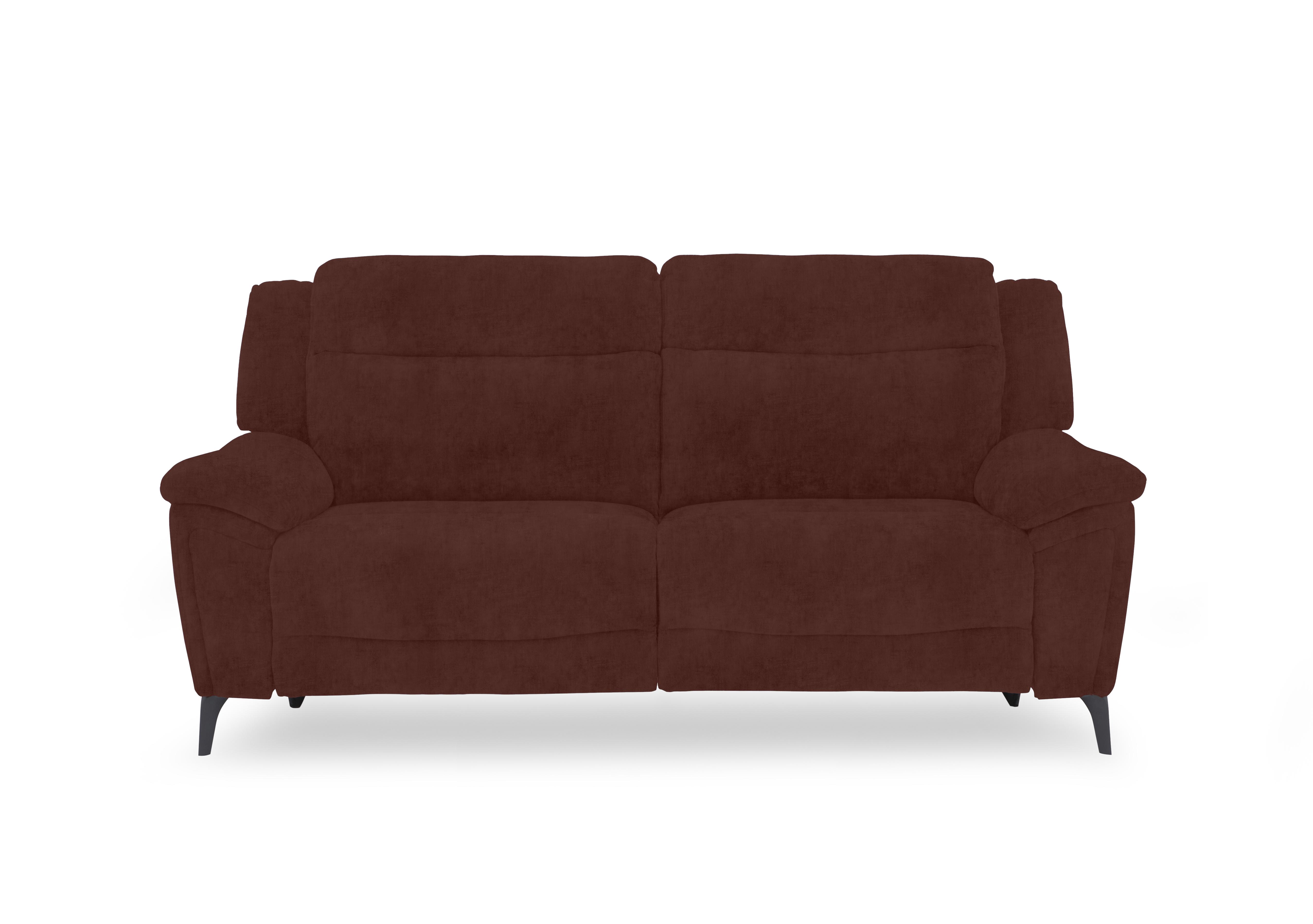 Panache Fabric 3 Seater Sofa in Manhattan Burnt Sienna 58008 on Furniture Village