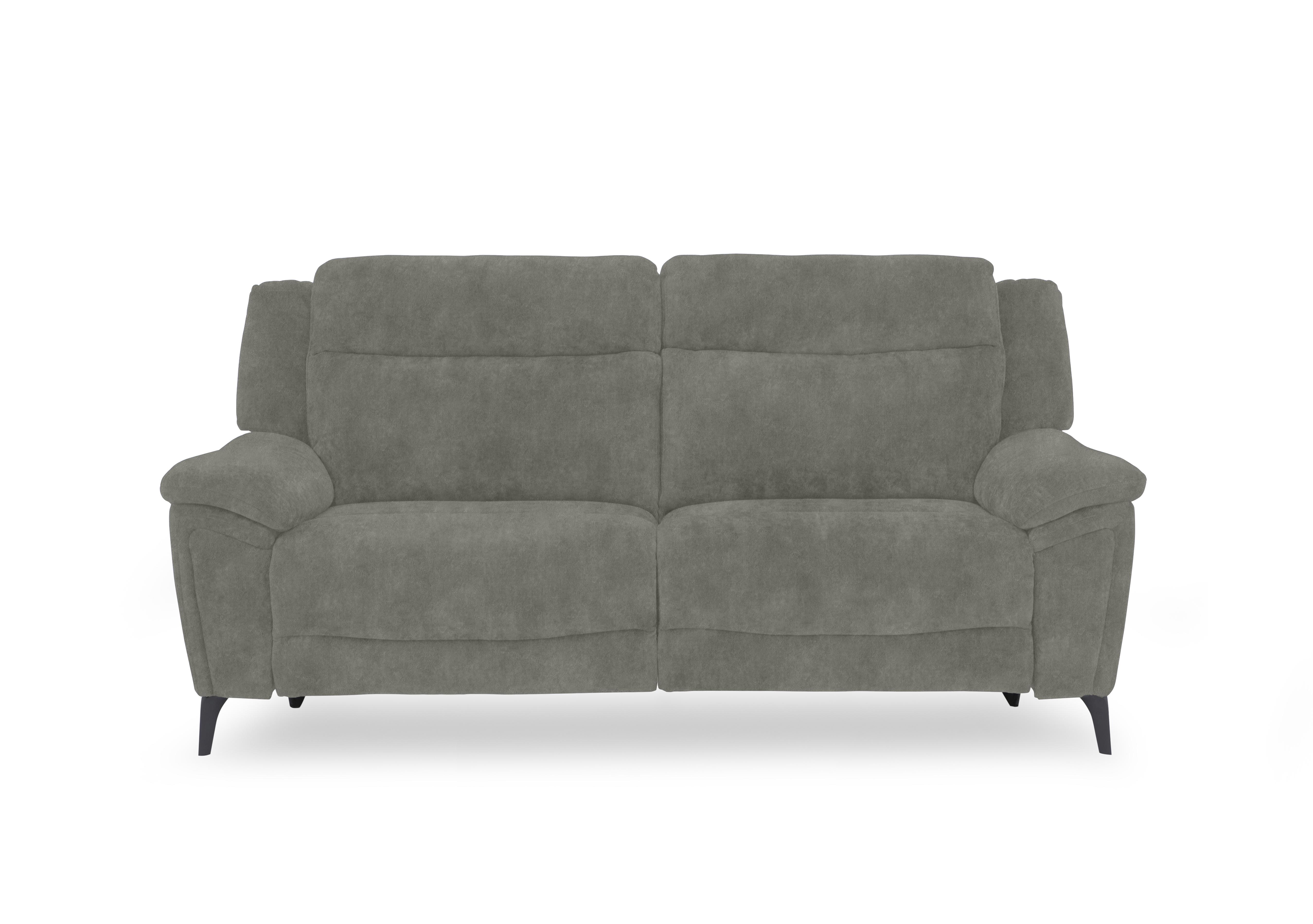Panache Fabric 3 Seater Sofa in Marble Stone 18176 on Furniture Village