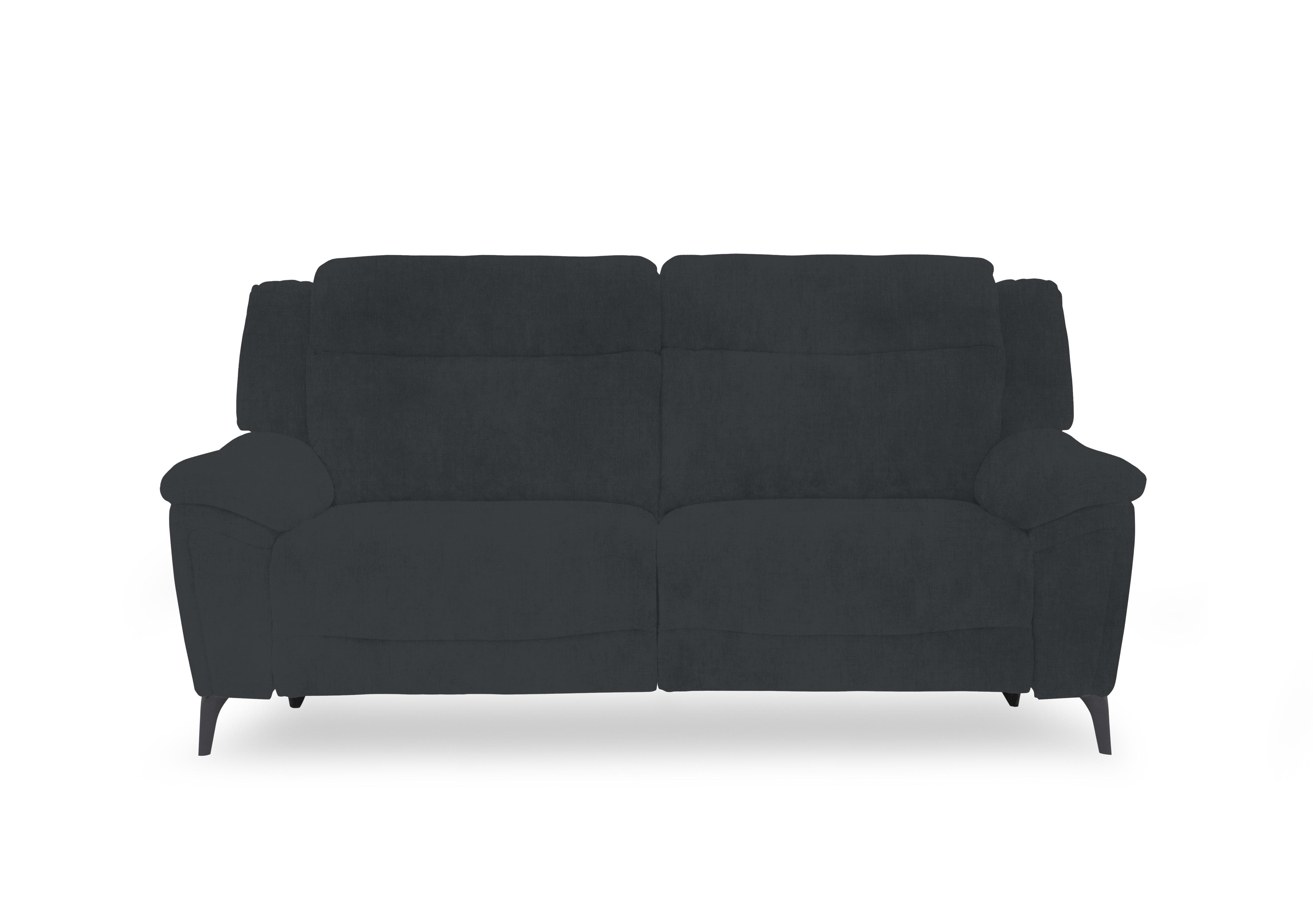 Panache Fabric 3 Seater Sofa in Opulence Charcoal 51002 on Furniture Village