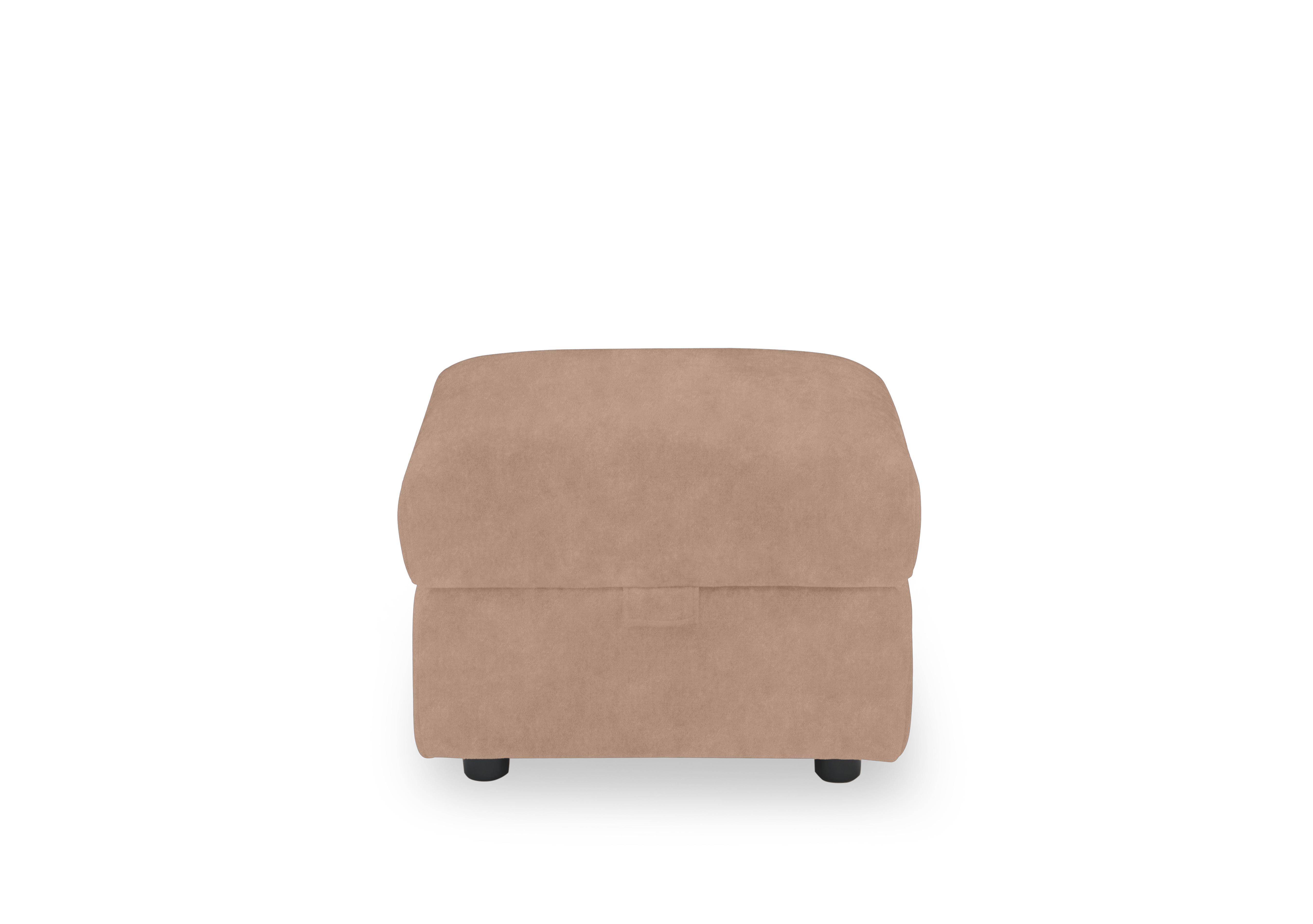 Panache Fabric Storage Footstool in Dexter Sand 43507 on Furniture Village