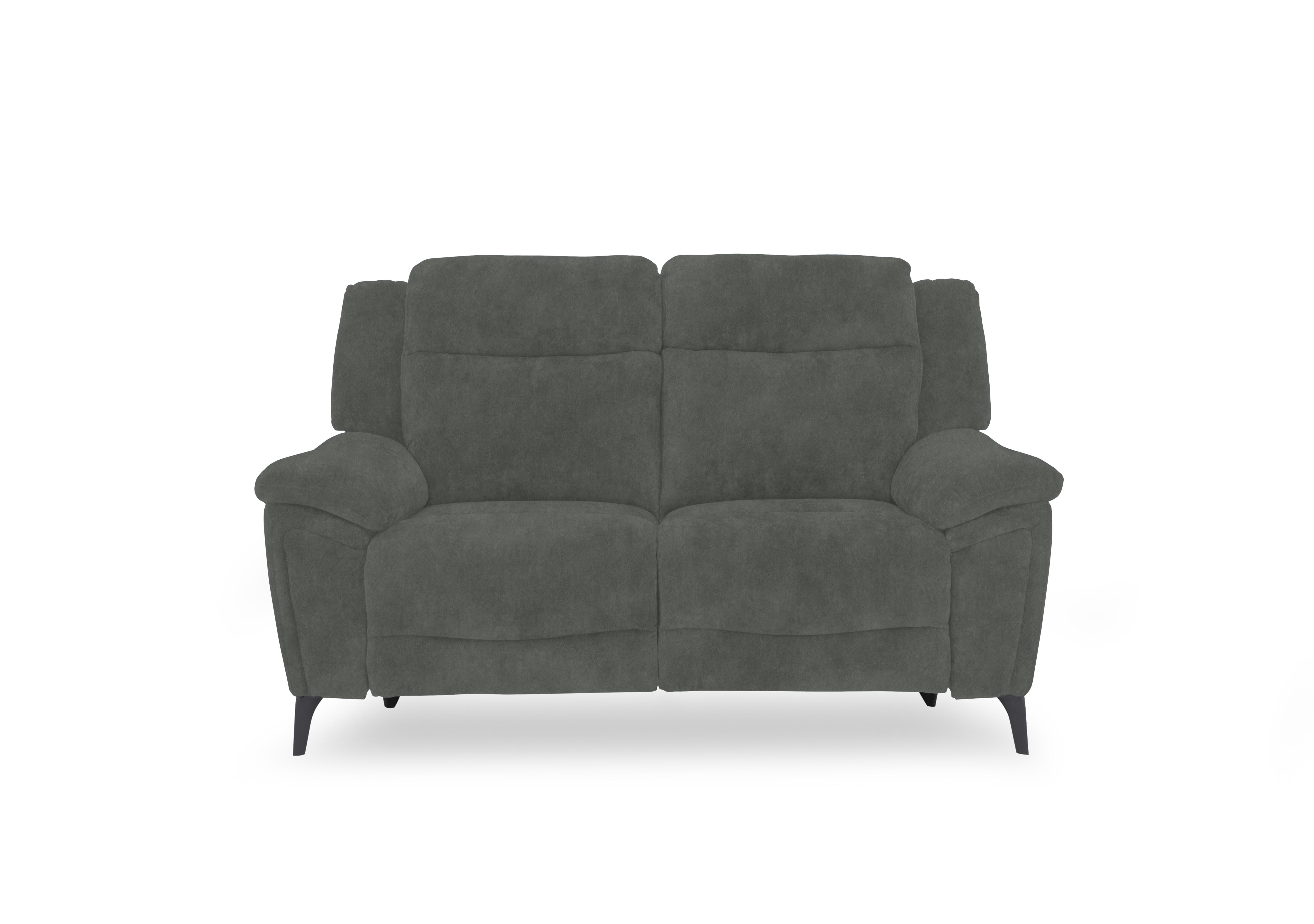 Panache Fabric 2 Seater Power Recliner Sofa with Power Headrests and Heated Seats in Dexter Moss 43515 on Furniture Village