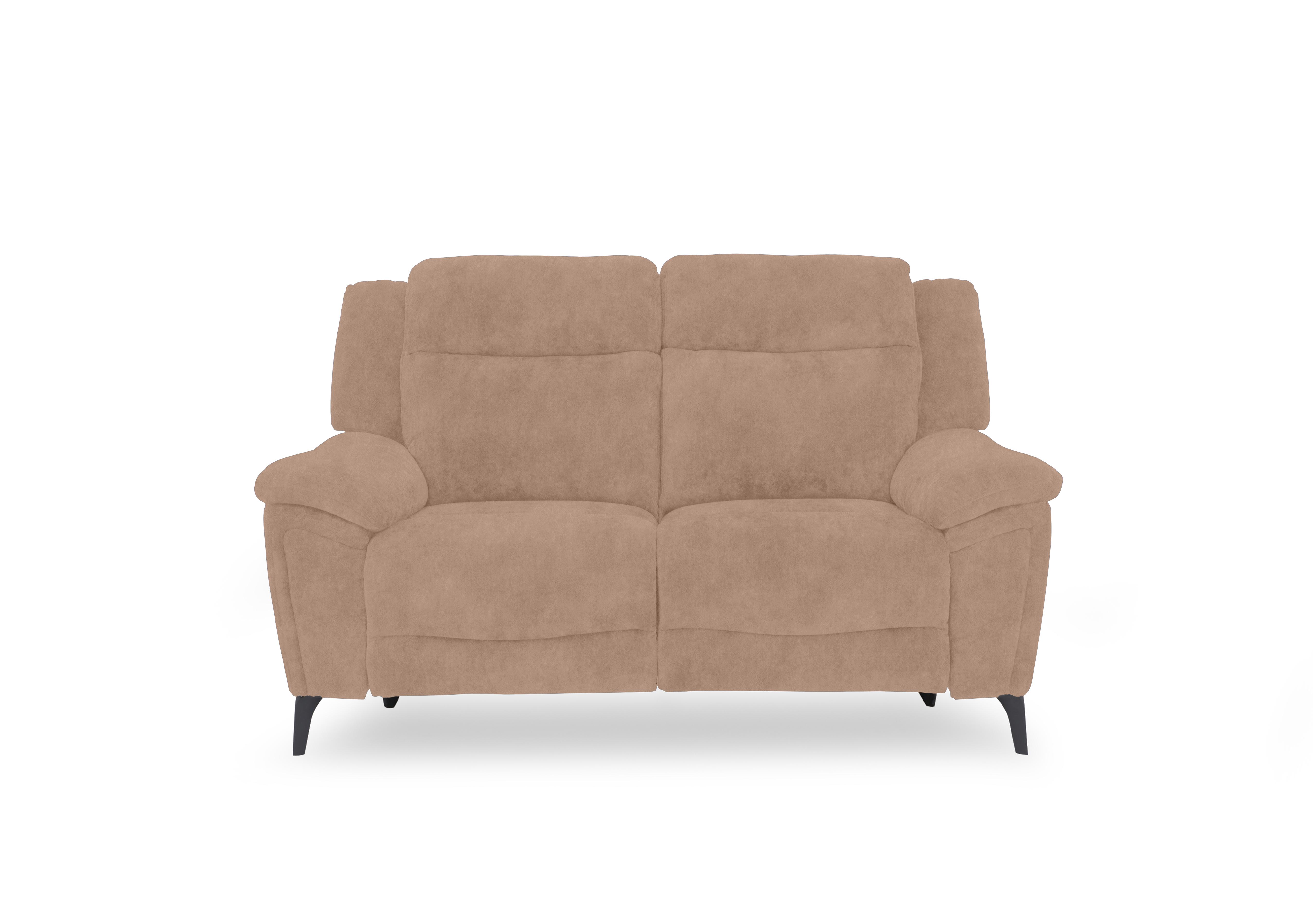 Panache Fabric 2 Seater Power Recliner Sofa with Power Headrests and Heated Seats in Dexter Sand 43507 on Furniture Village