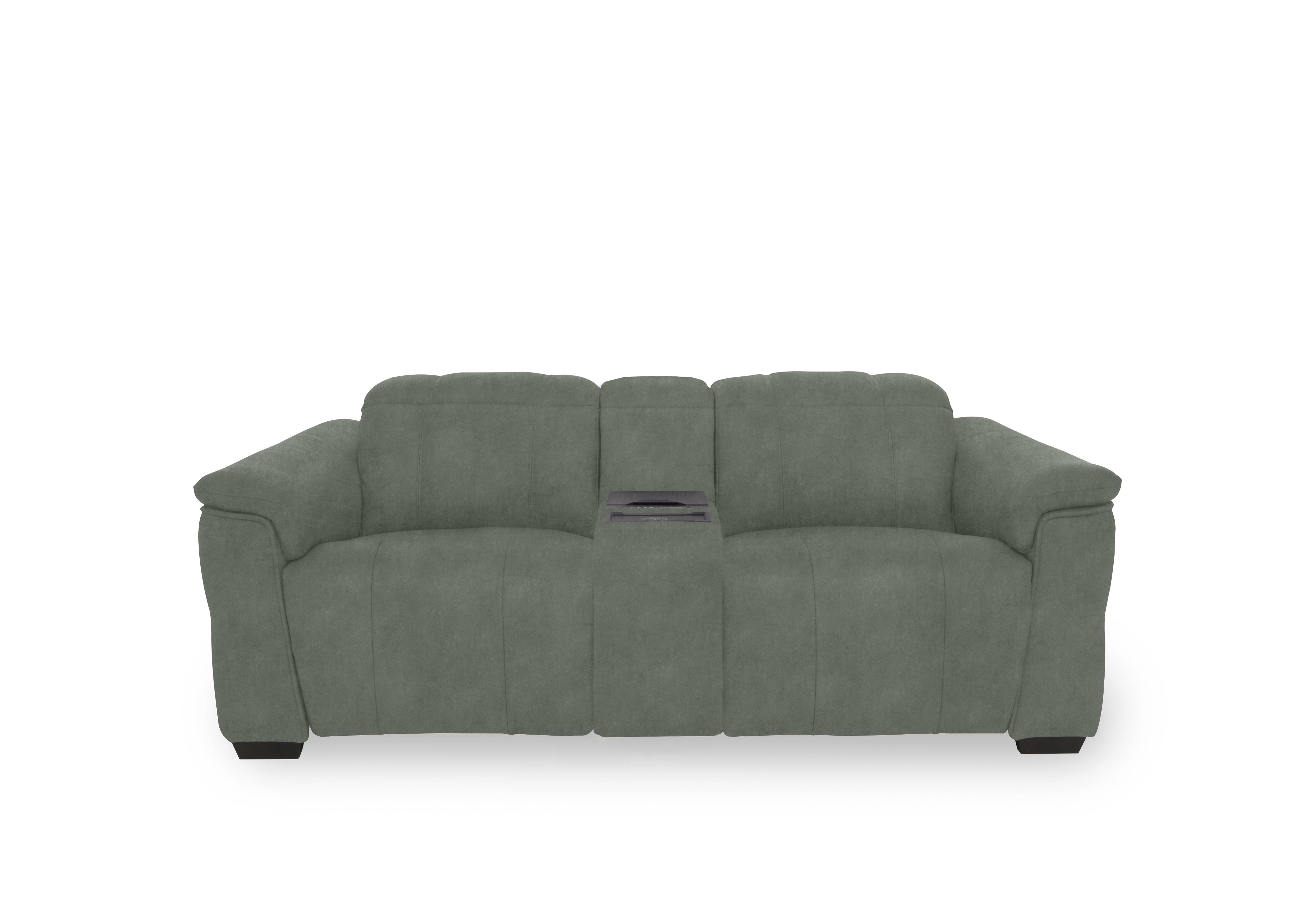Inca Fabric 2 Seater Power Recliner Sofa with Power Headrests and Fridge Console in Dexter Fern 43514 on Furniture Village