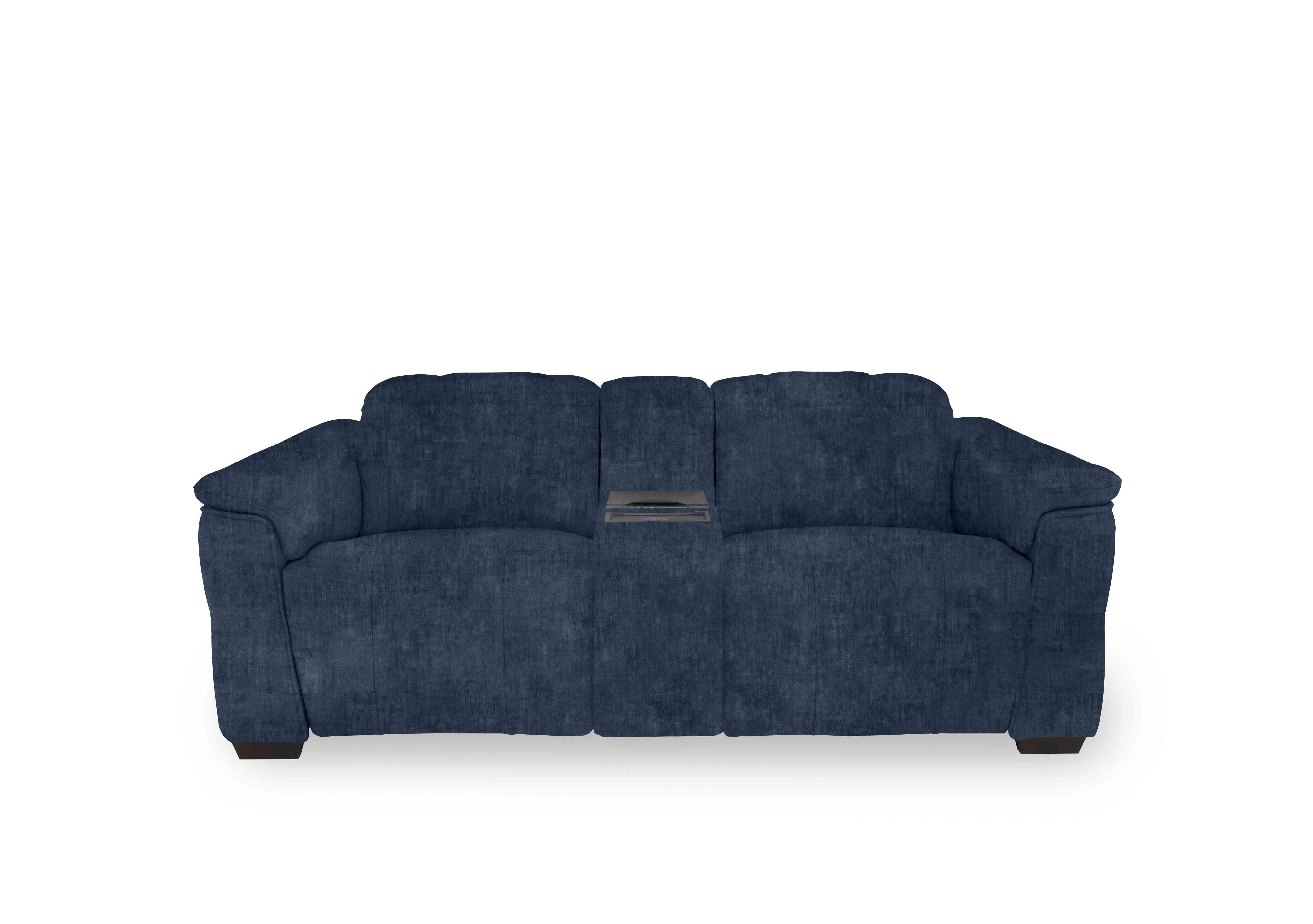 Inca Fabric 2 Seater Power Recliner Sofa with Power Headrests and Fridge Console in Heritage Airforce 52000 on Furniture Village