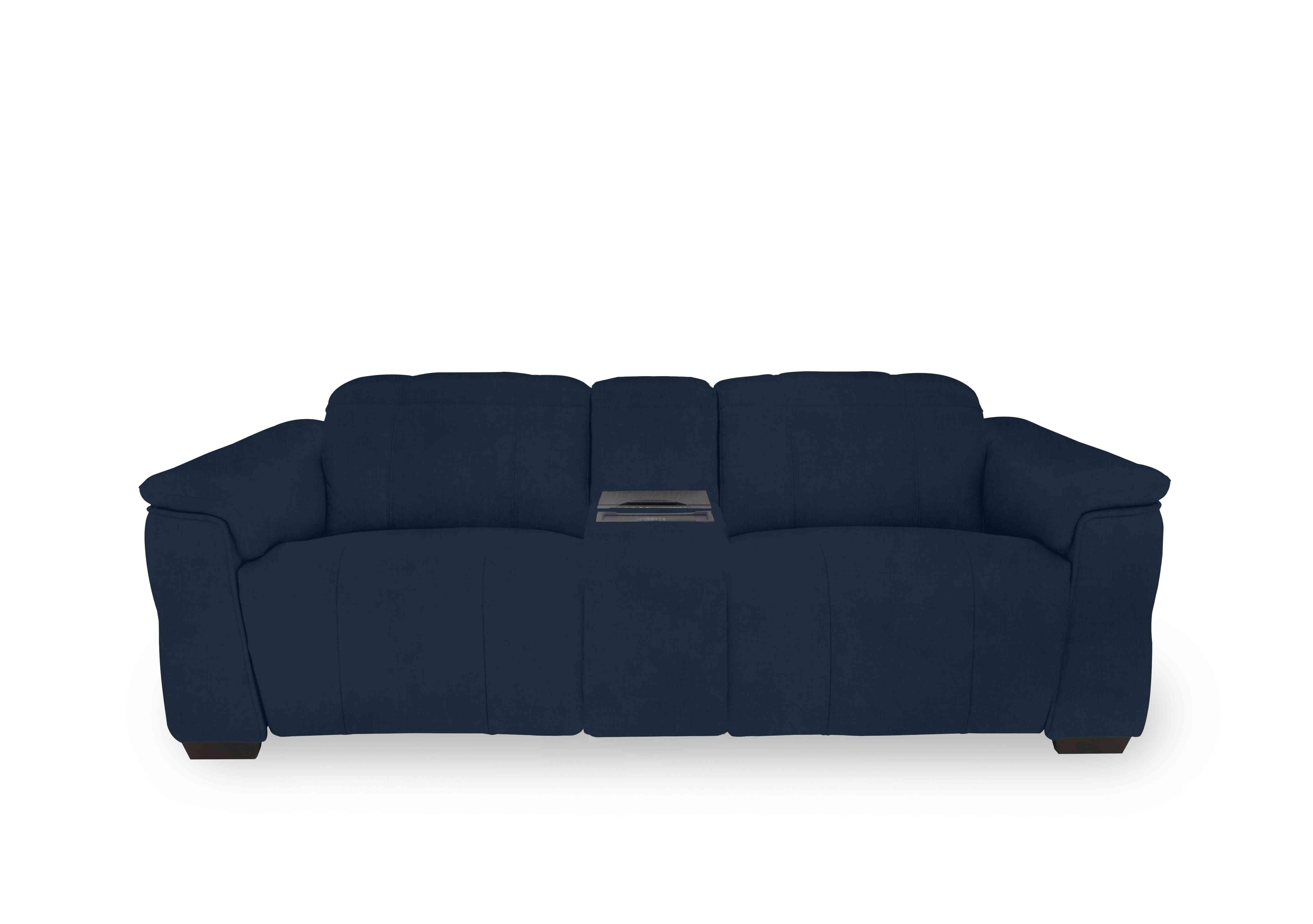 Inca Fabric 3 Seater Power Recliner Sofa with Power Headrests and Fridge Console in Opulence Royal 50495 on Furniture Village