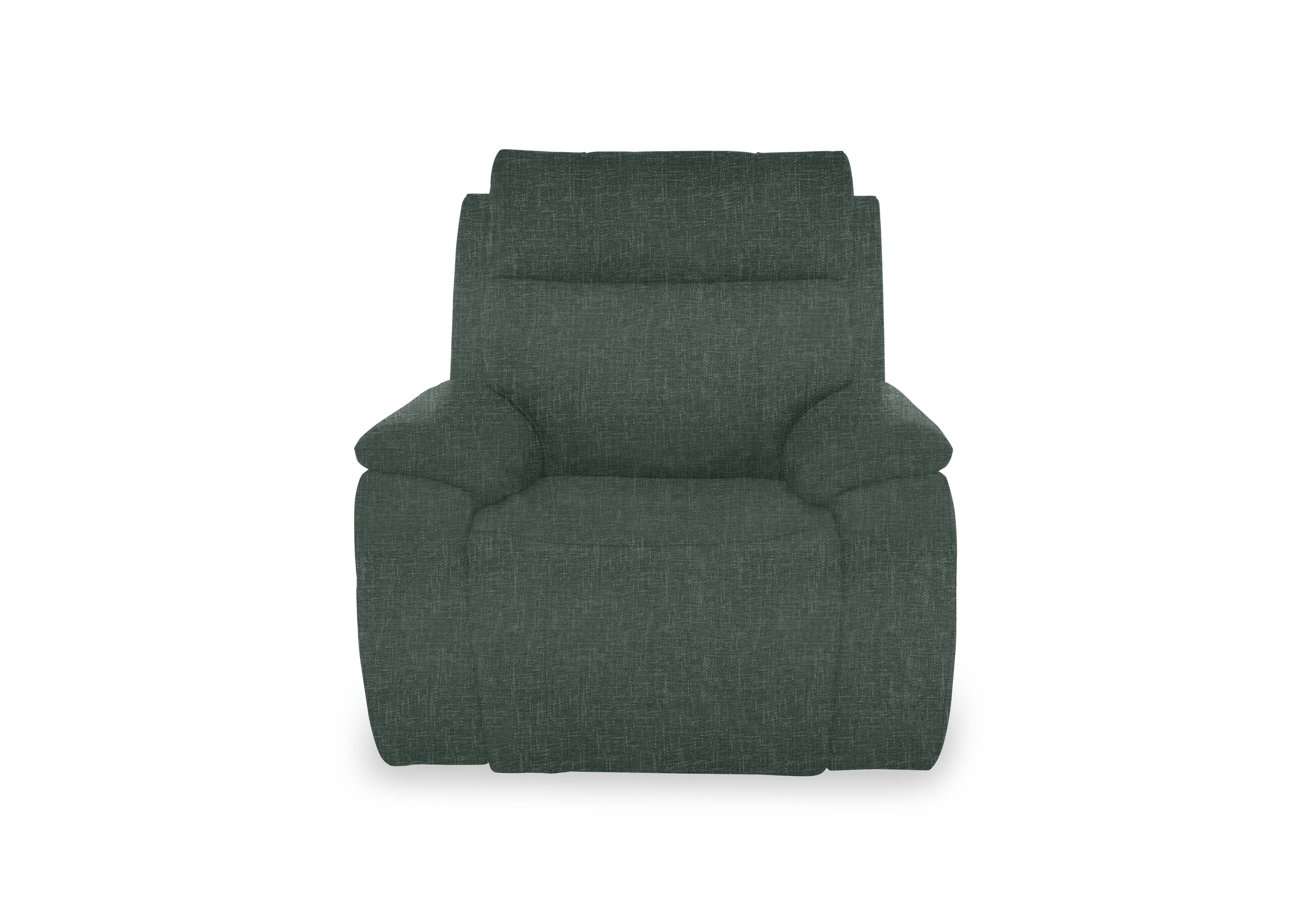 Aero Fabric Power Recliner Chair with Power Headrest and Heated Seat in Anivia Green 19445 on Furniture Village