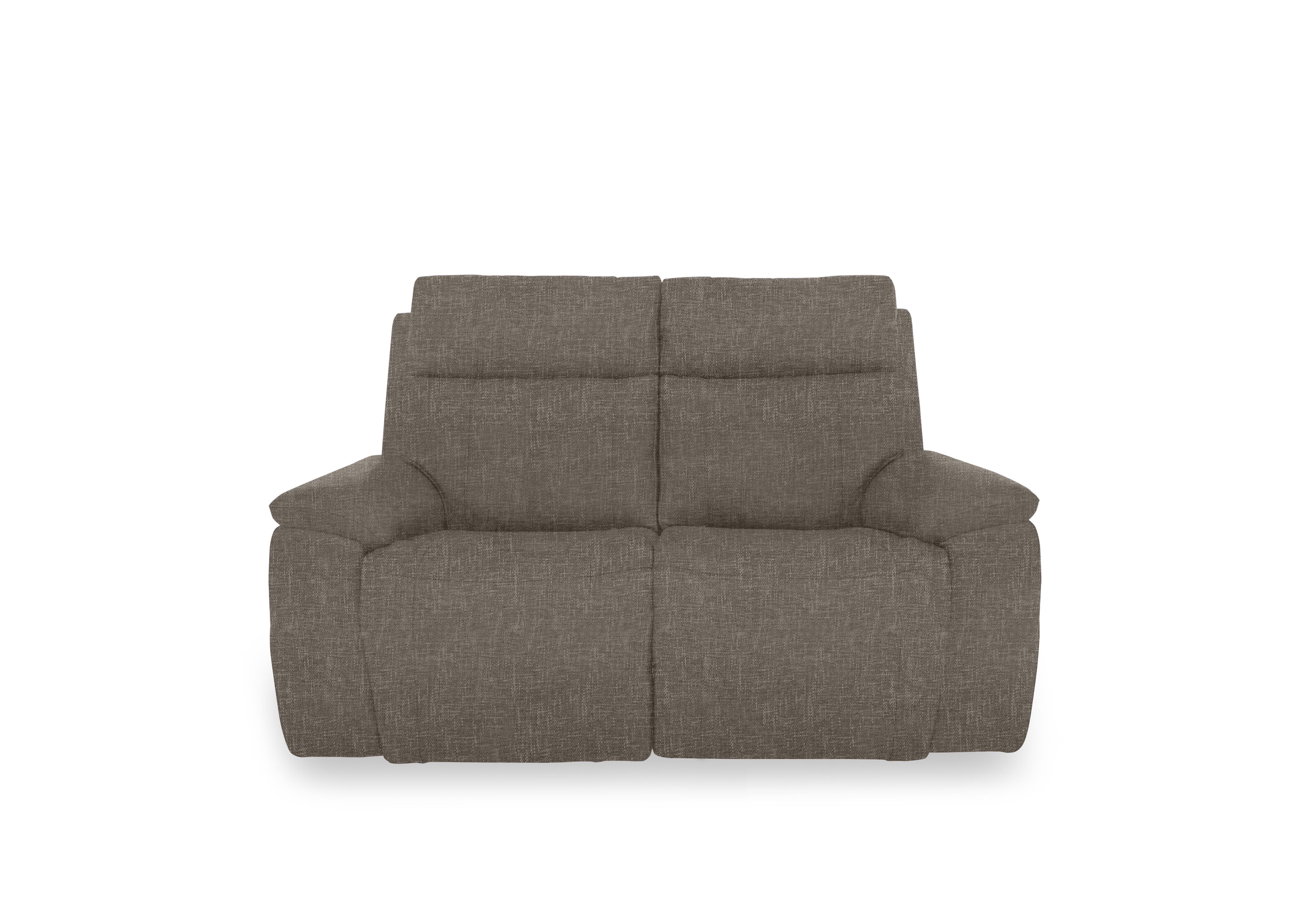 Aero Fabric 2 Seater Power Recliner Sofa with Power Headrests and Heated Seats in Anivia Brown 15445 on Furniture Village