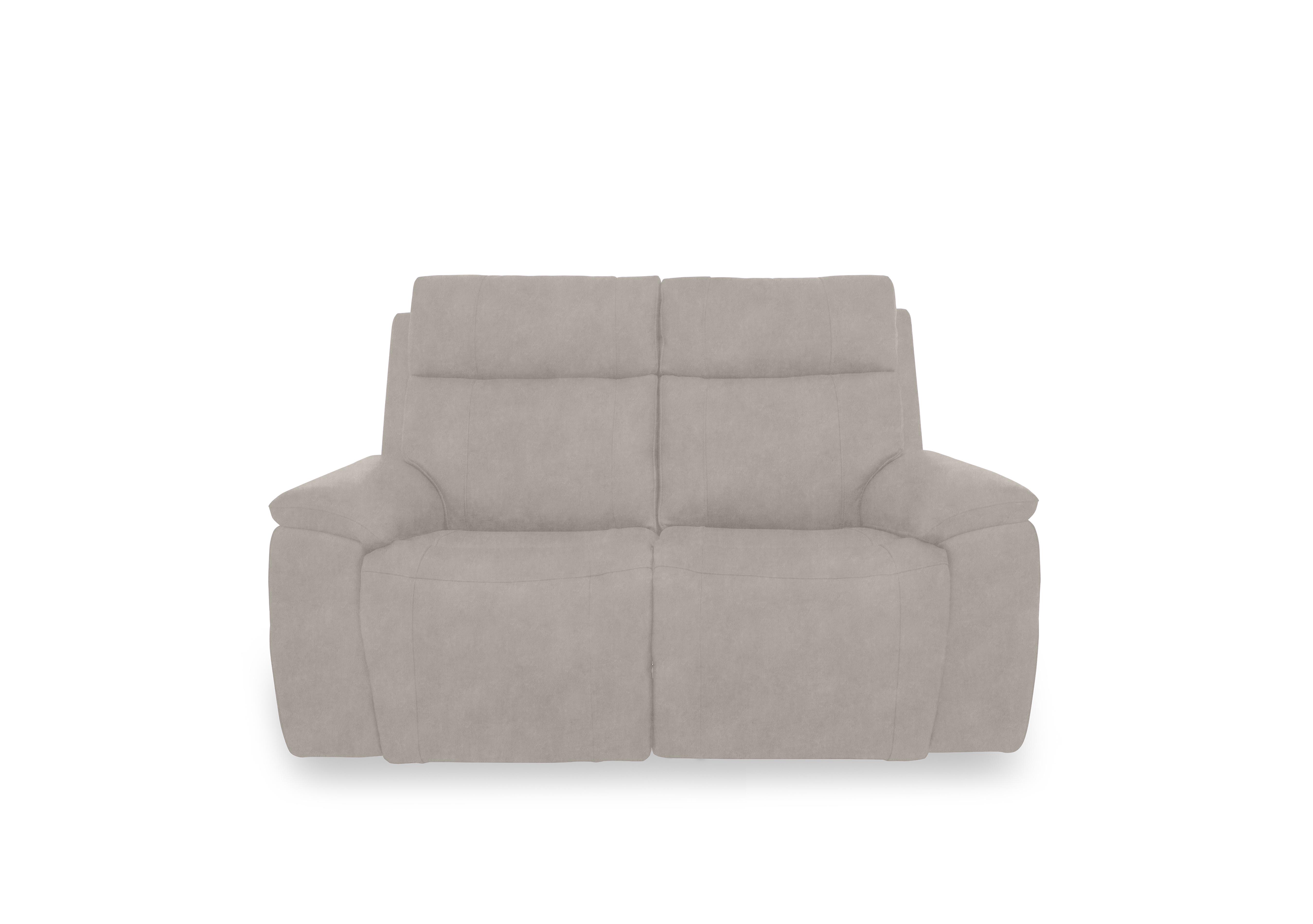 Aero Fabric 2 Seater Power Recliner Sofa with Power Headrests and Heated Seats in Dexter Ivory 43501 on Furniture Village