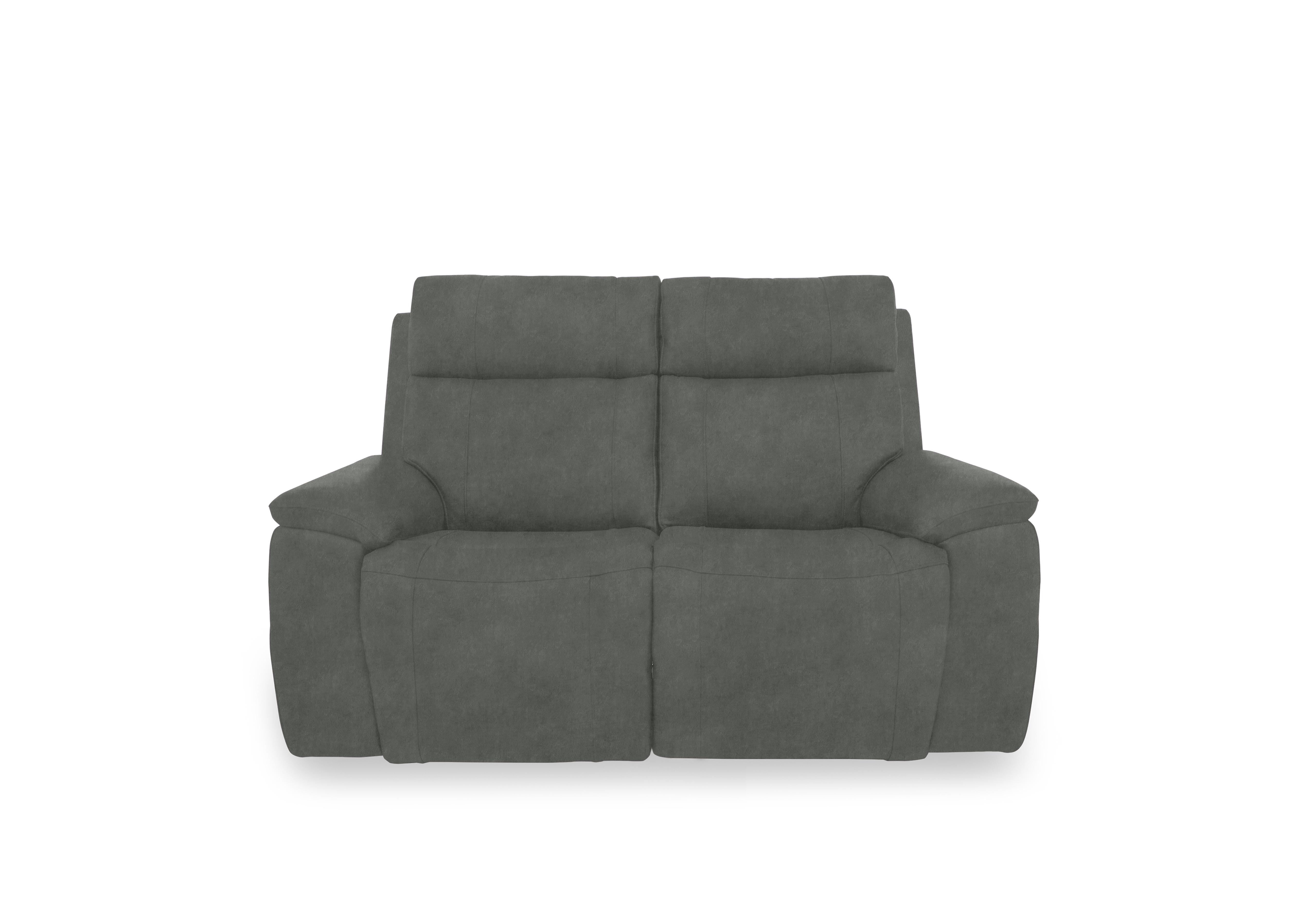 Aero Fabric 2 Seater Power Recliner Sofa with Power Headrests and Heated Seats in Dexter Moss 43515 on Furniture Village