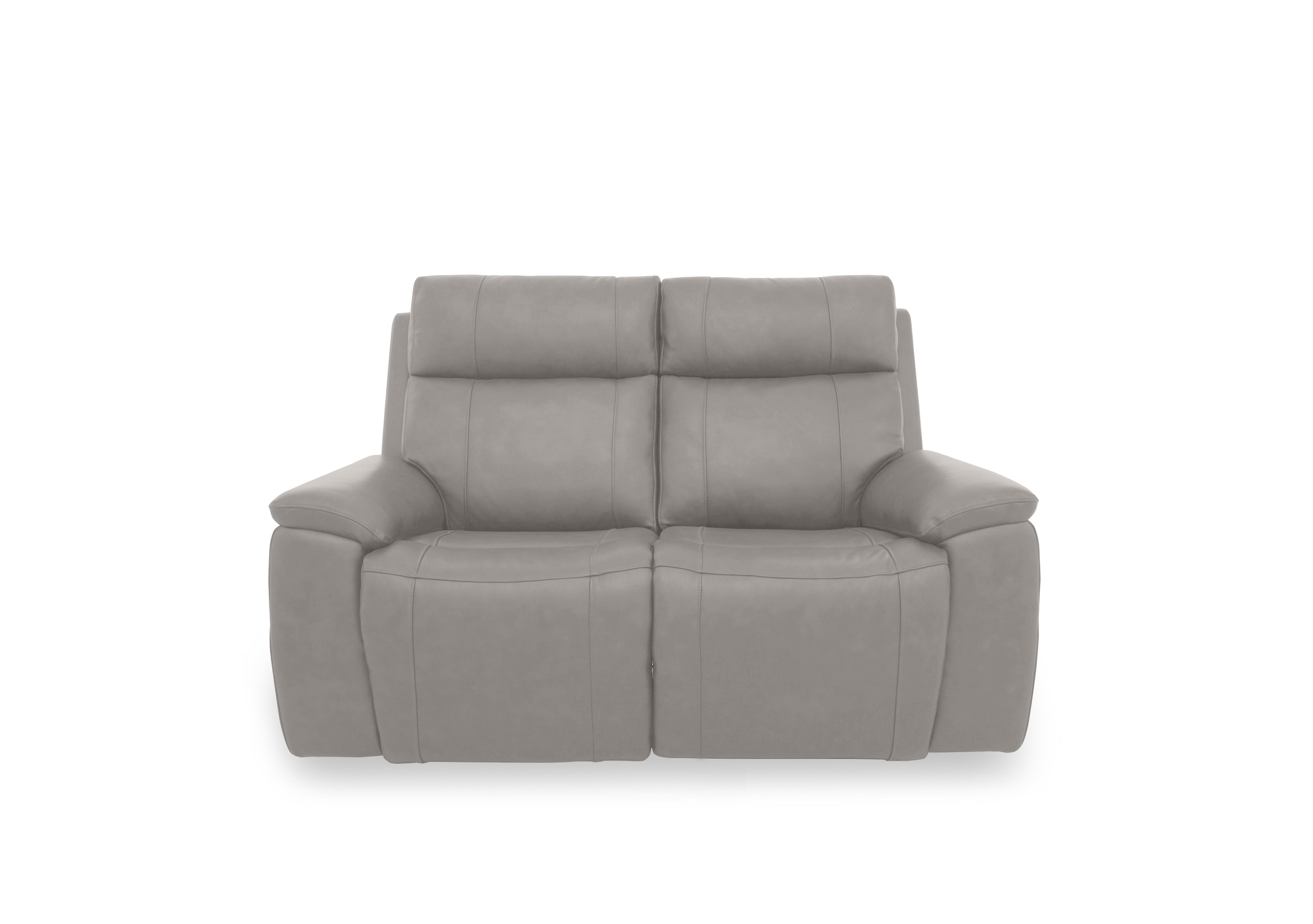 Aero Leather 2 Seater Power Recliner Sofa with Power Headrests and Heated Seats in Lead Grey Cat-60/23 on Furniture Village