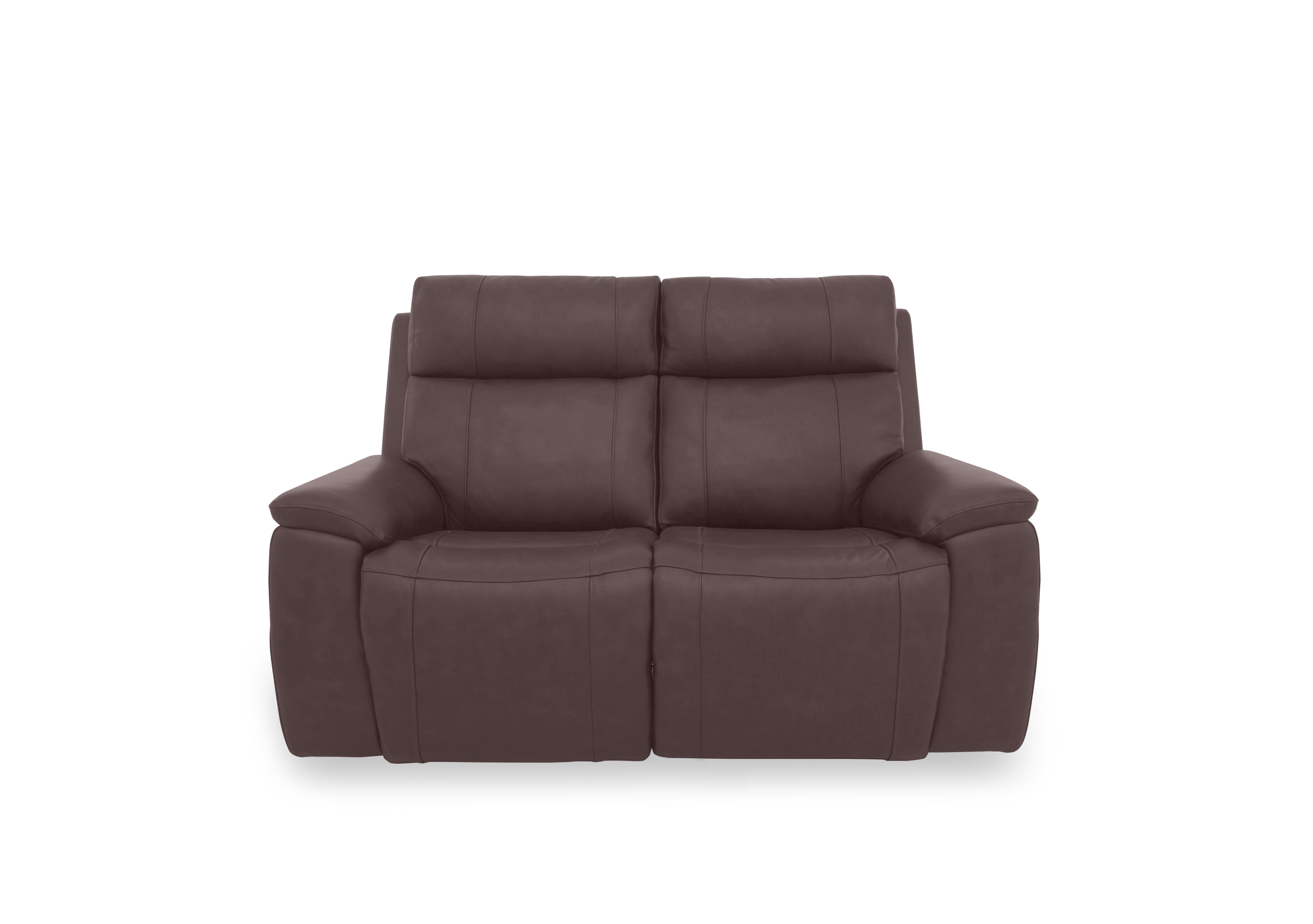 Aero Leather 2 Seater Sofa in Mulberry Cat-40/30 on Furniture Village