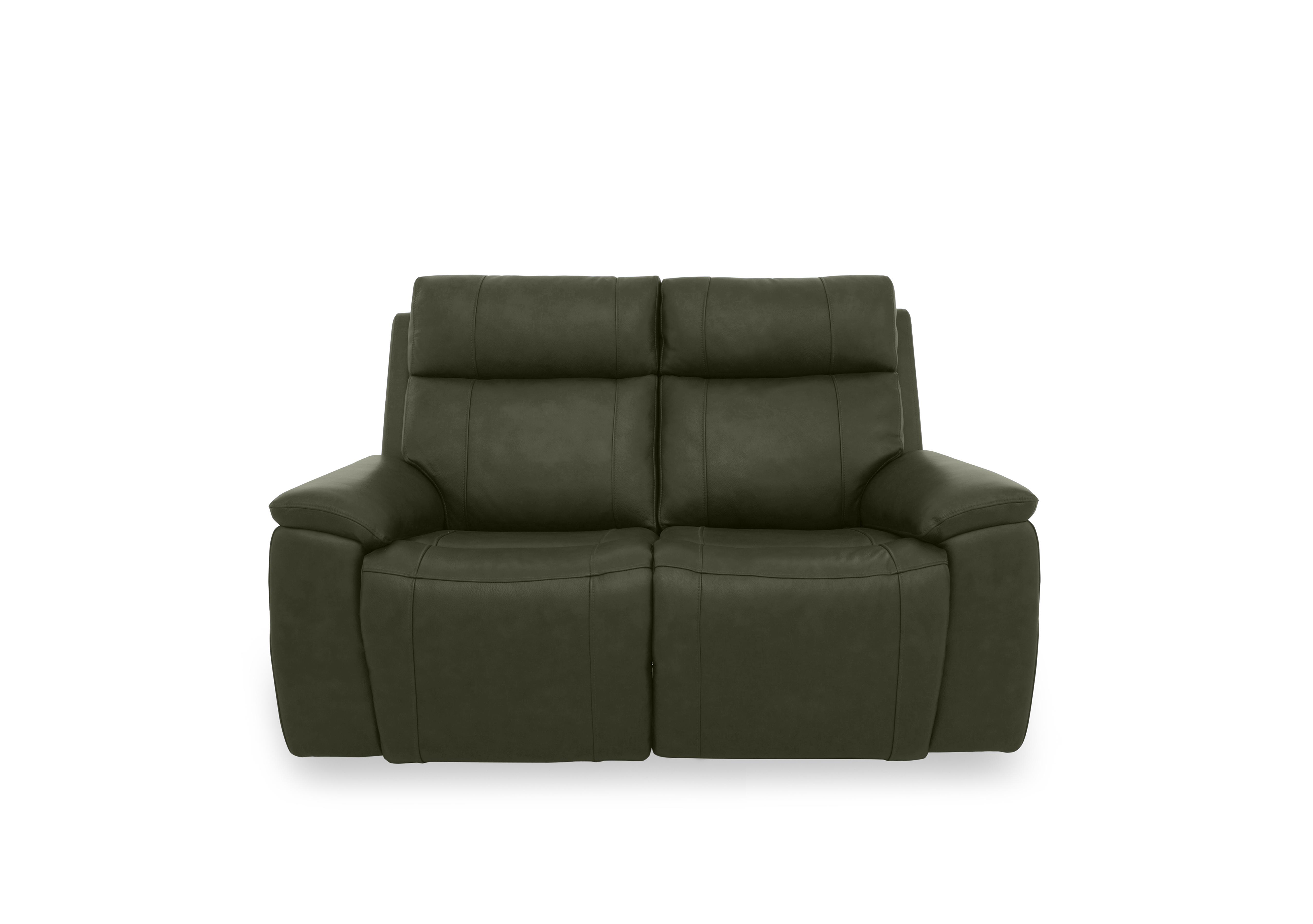 Aero Leather 2 Seater Sofa in Oslo Pine Cat-40/10 on Furniture Village