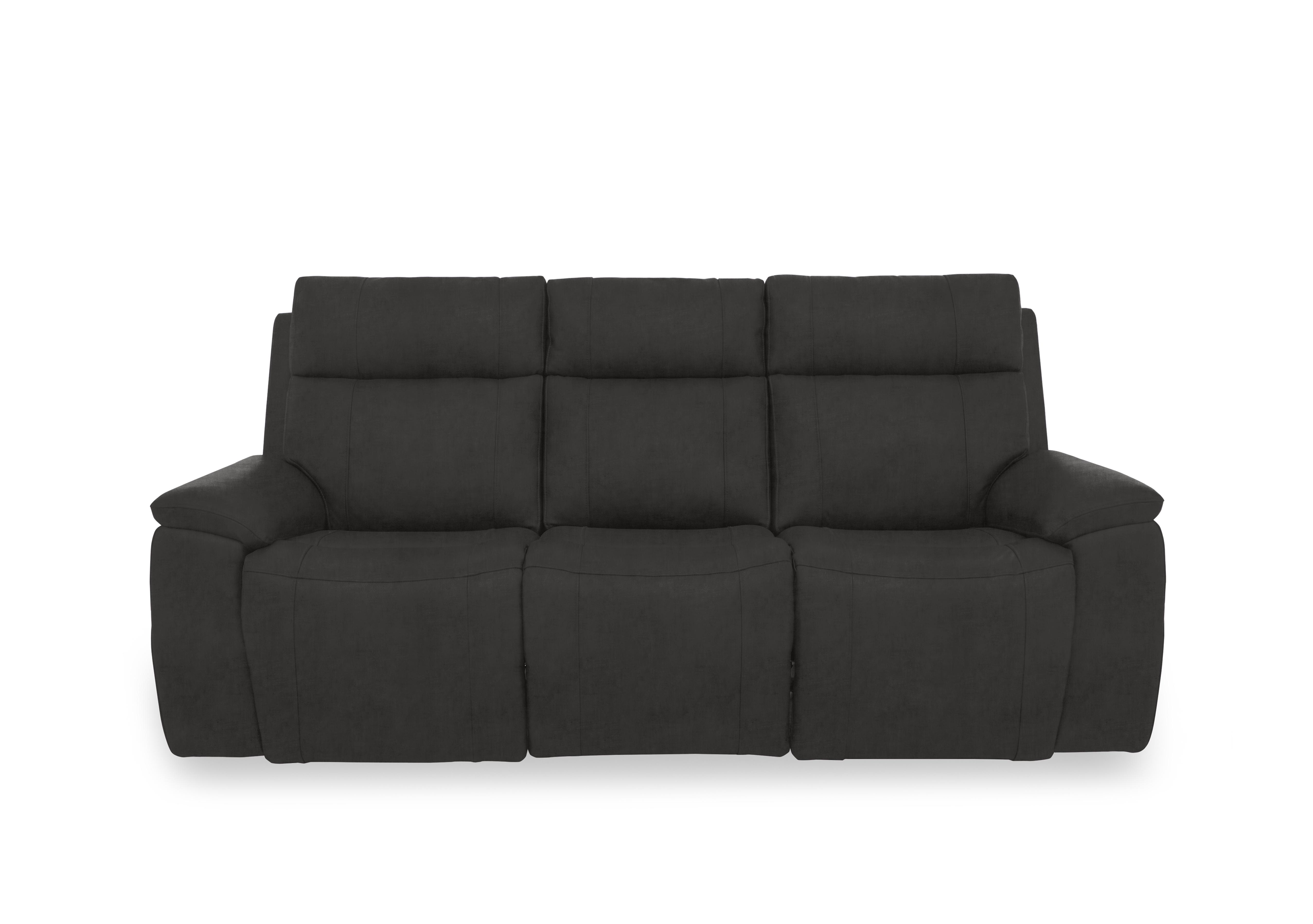 Aero Fabric 3 Seater Power Recliner Sofa with Power Headrests and Heated Seats in Manhattan Indigo 58009 on Furniture Village