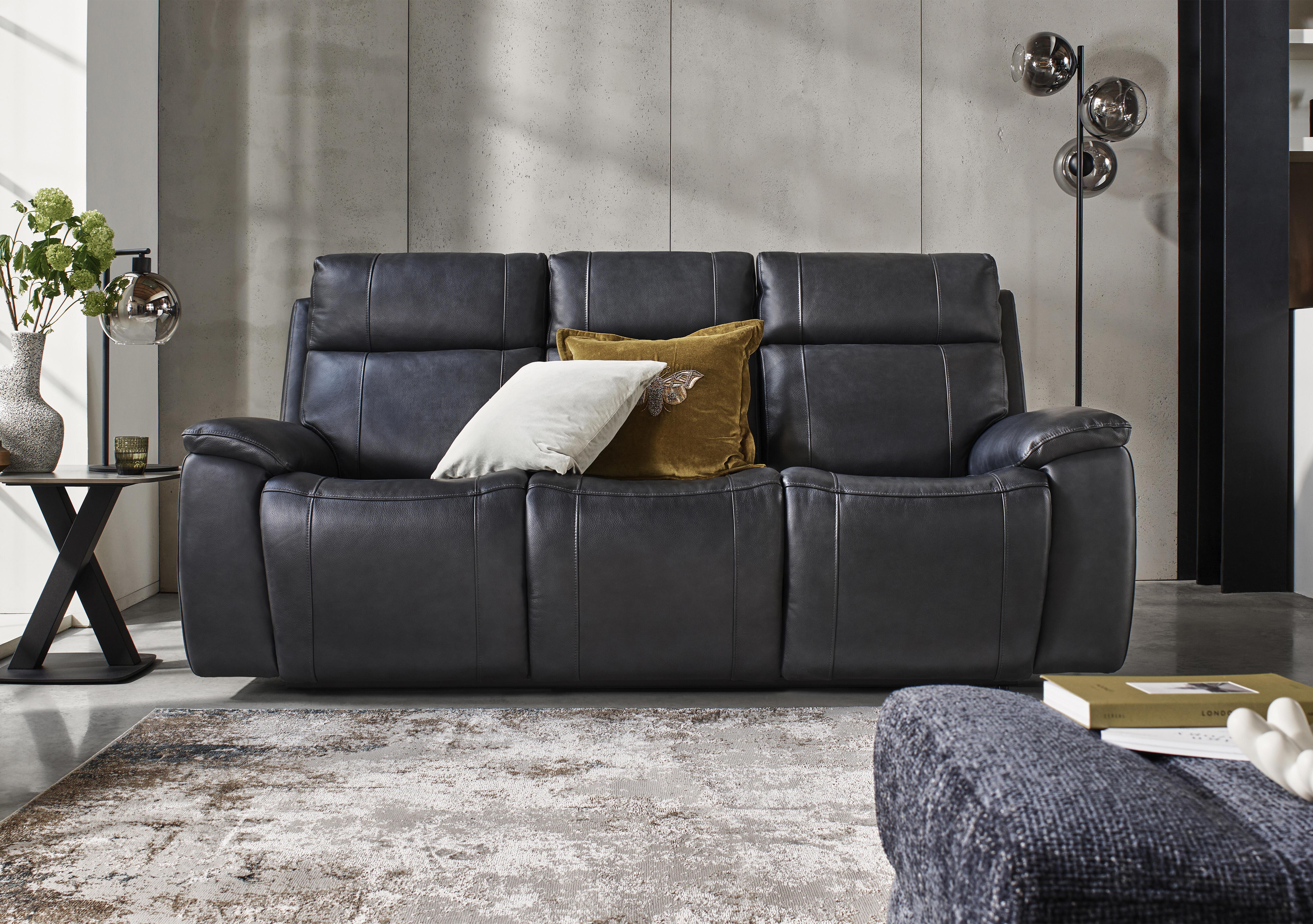 Aero Leather 3 Seater Sofa in  on Furniture Village