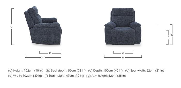 Aero Fabric Chair in  on Furniture Village