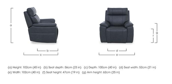 Aero Leather Chair in  on Furniture Village