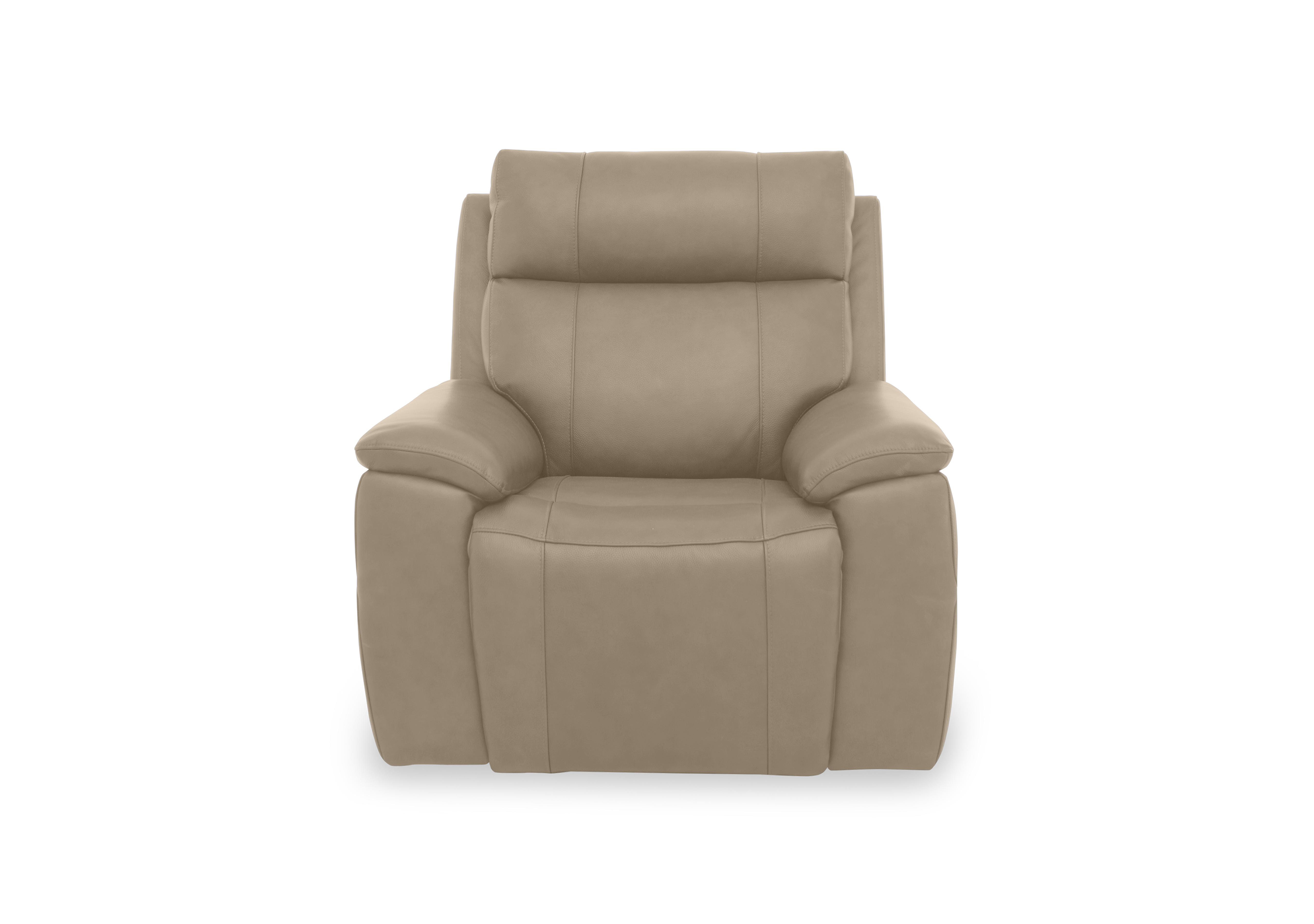Aero Leather Chair in Barley Cat-60/06 on Furniture Village