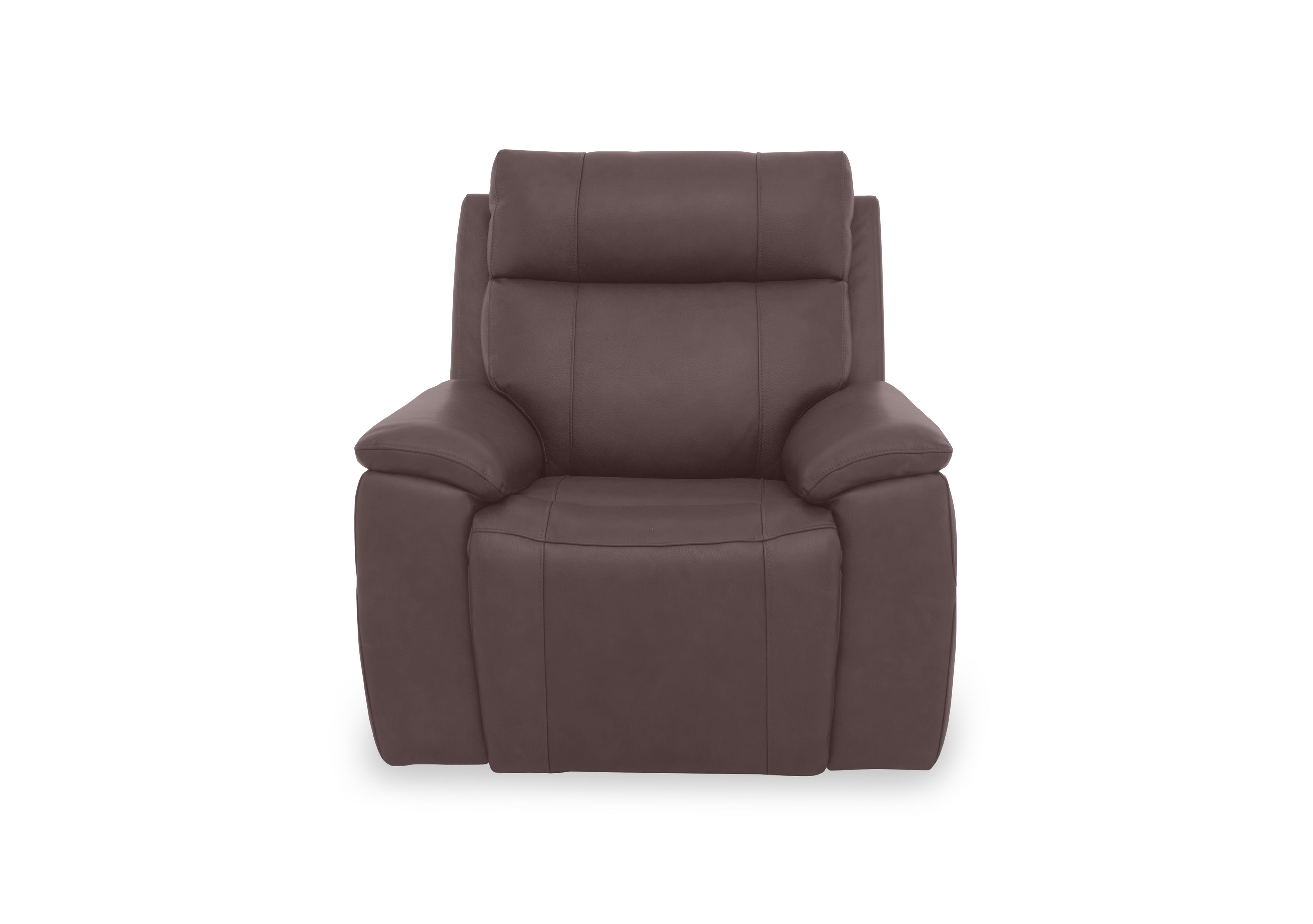 Aero Leather Chair in Mulberry Cat-40/30 on Furniture Village
