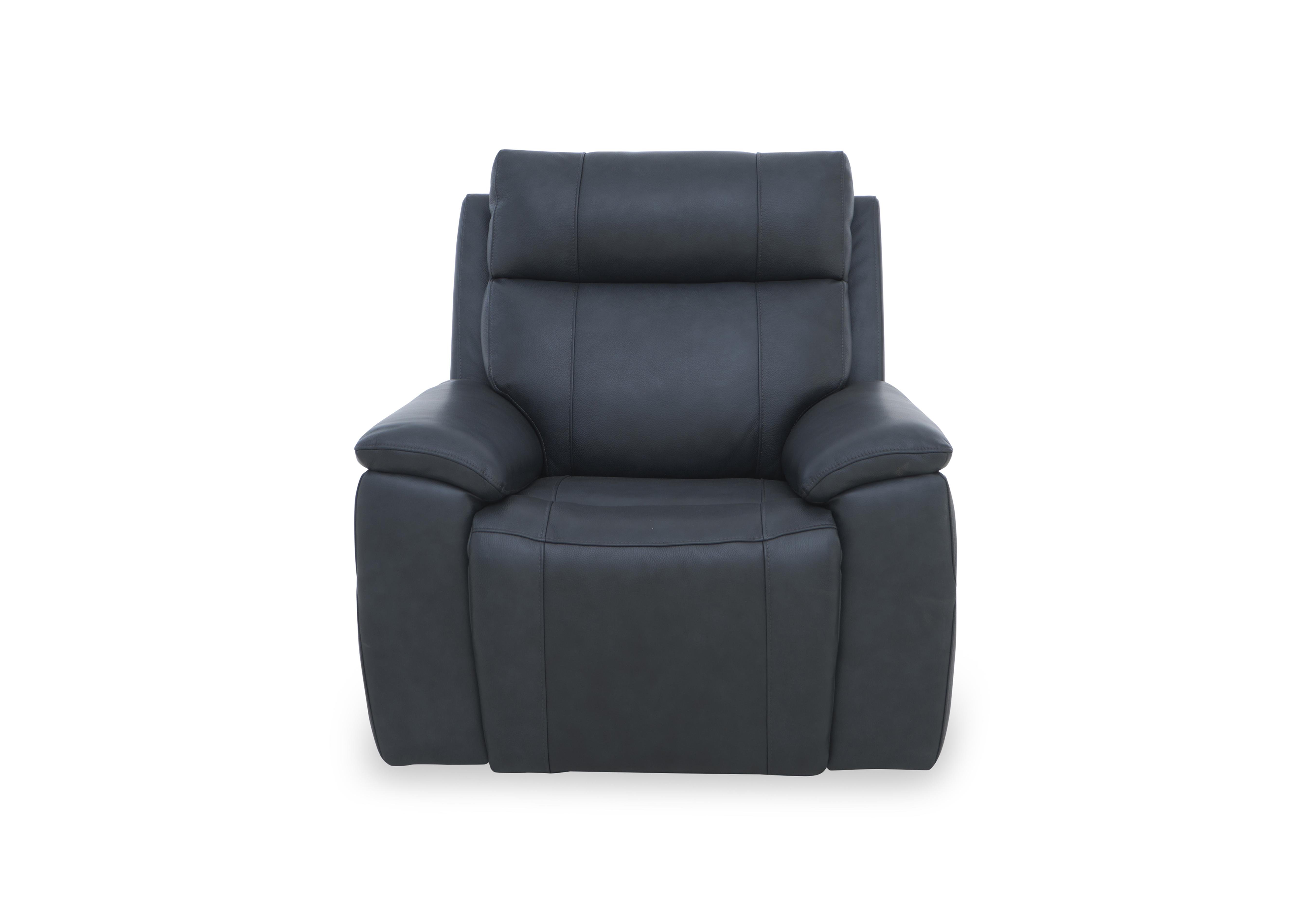 Aero Leather Chair in Navy Cat-40/24 on Furniture Village