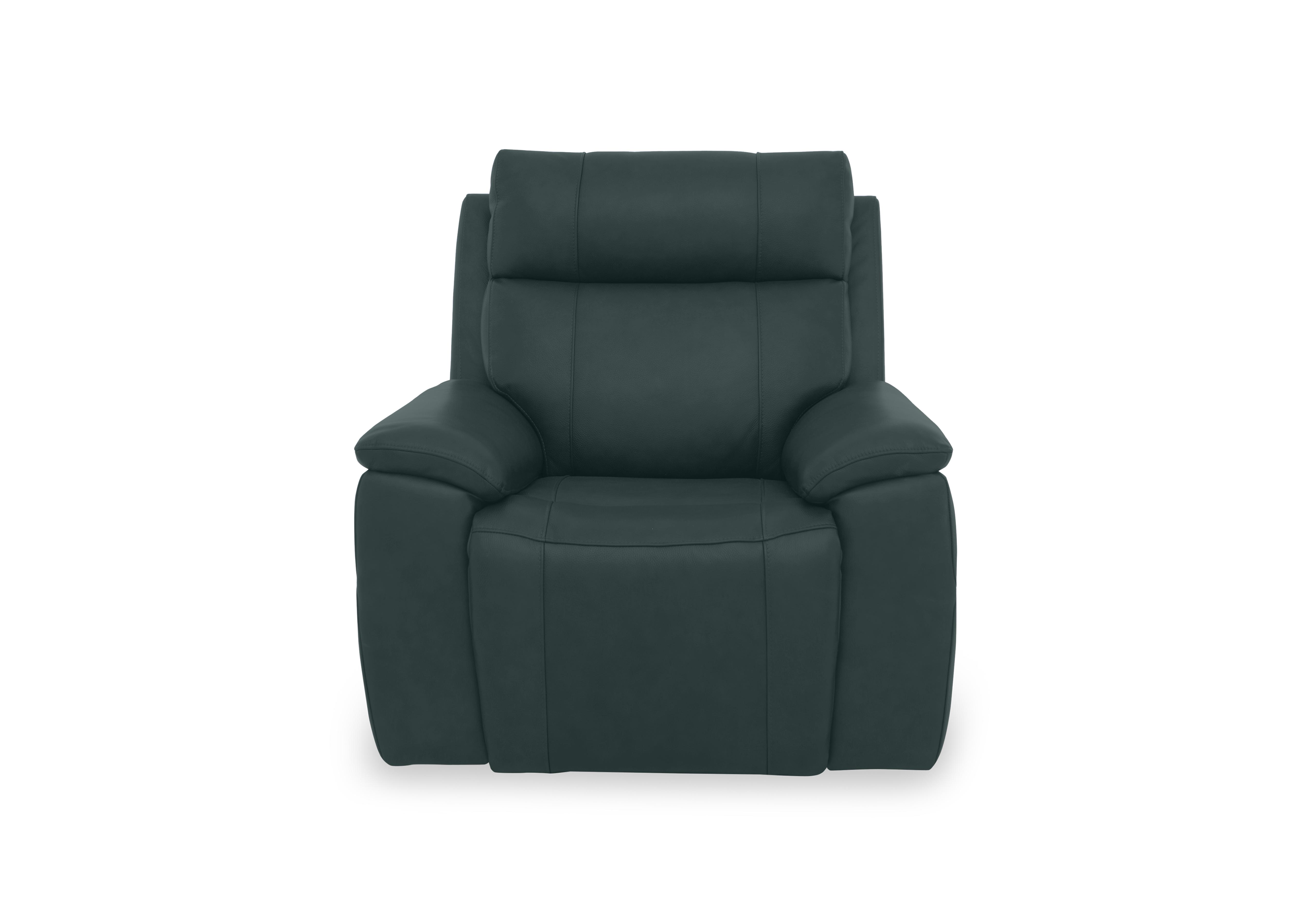 Aero Leather Chair in Peacock Cat-40/09 on Furniture Village