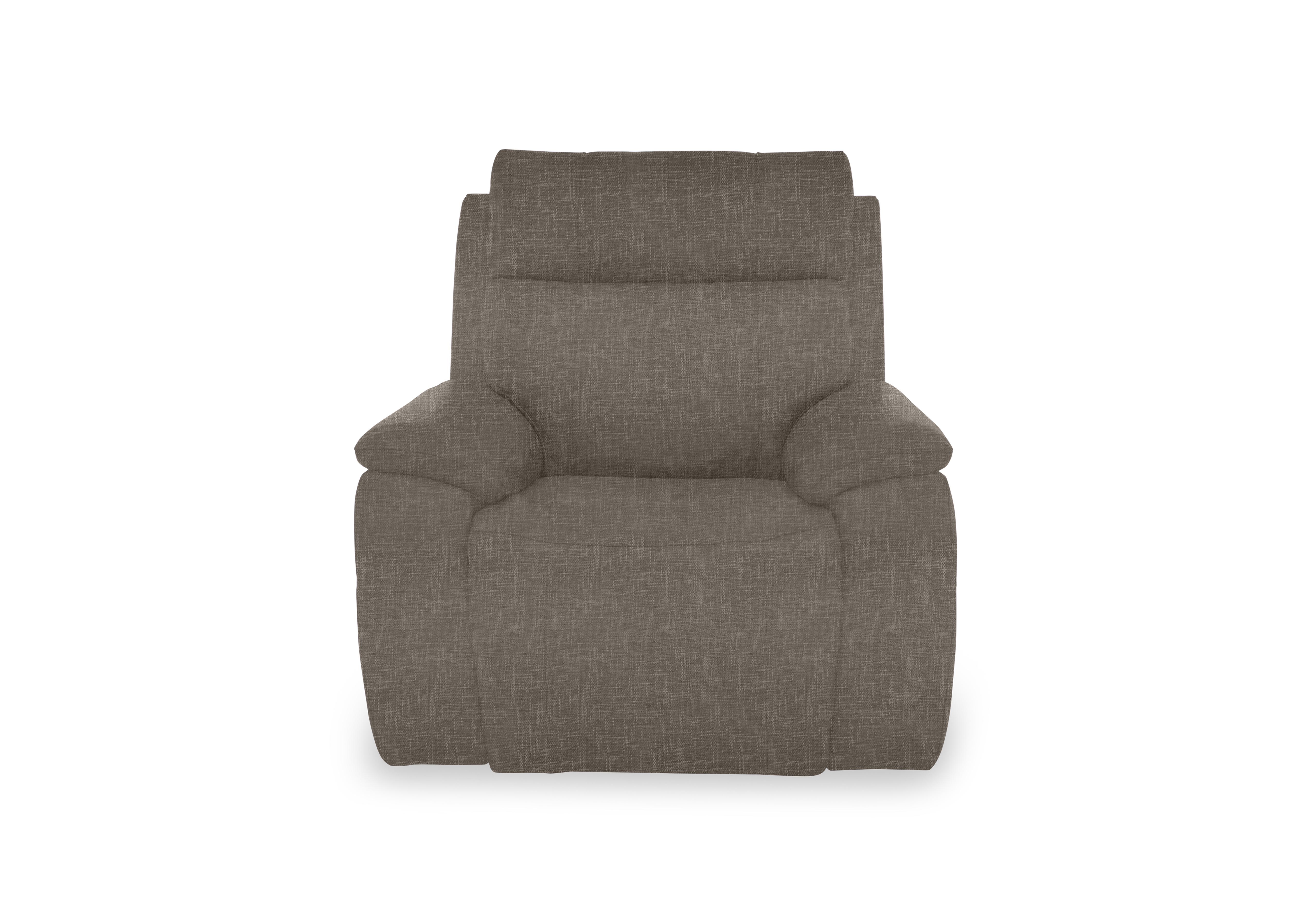 Aero Fabric Power Recliner Chair with Power Headrest in Anivia Brown 15445 on Furniture Village
