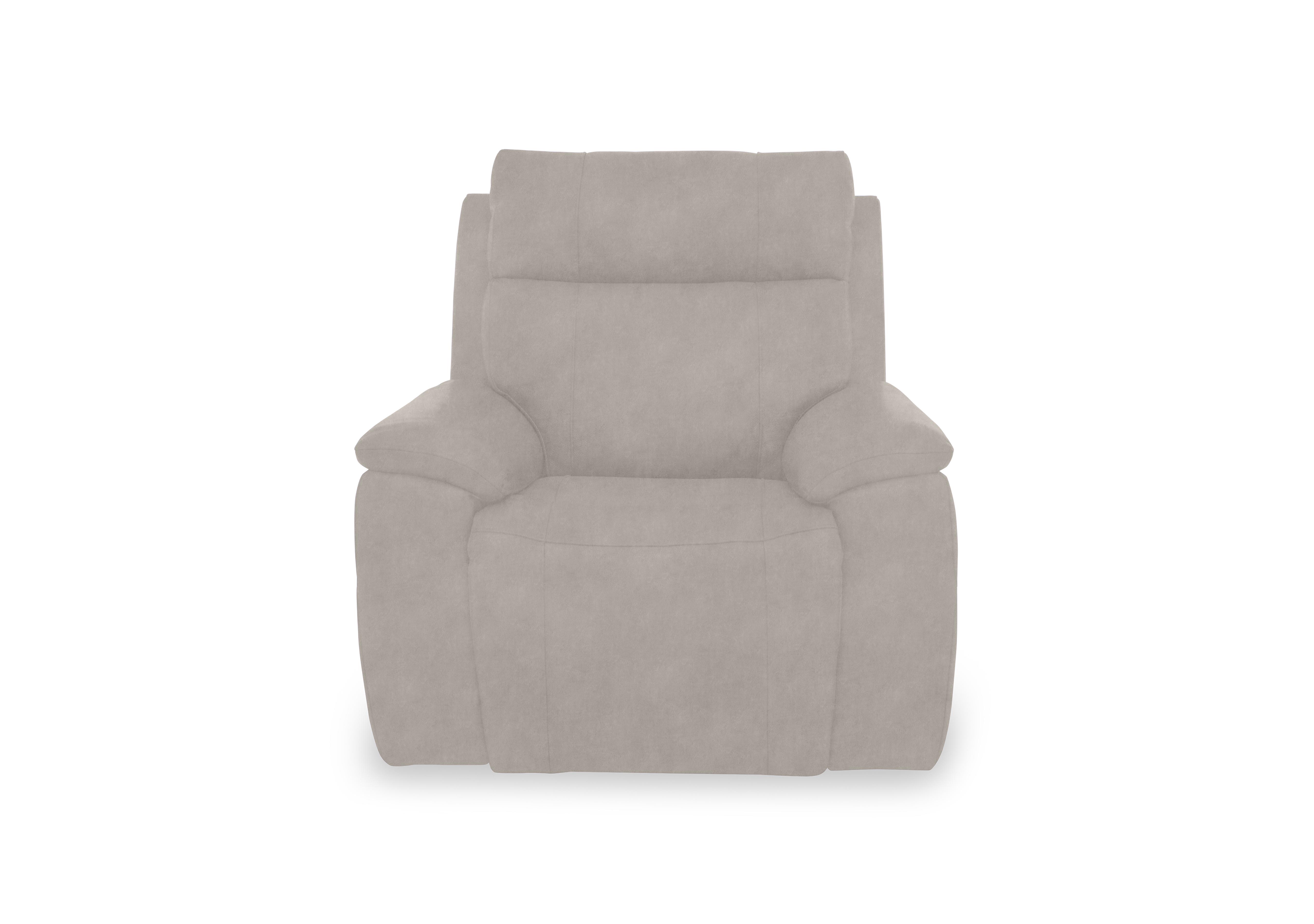 Aero Fabric Power Recliner Chair with Power Headrest in Dexter Ivory 43501 on Furniture Village