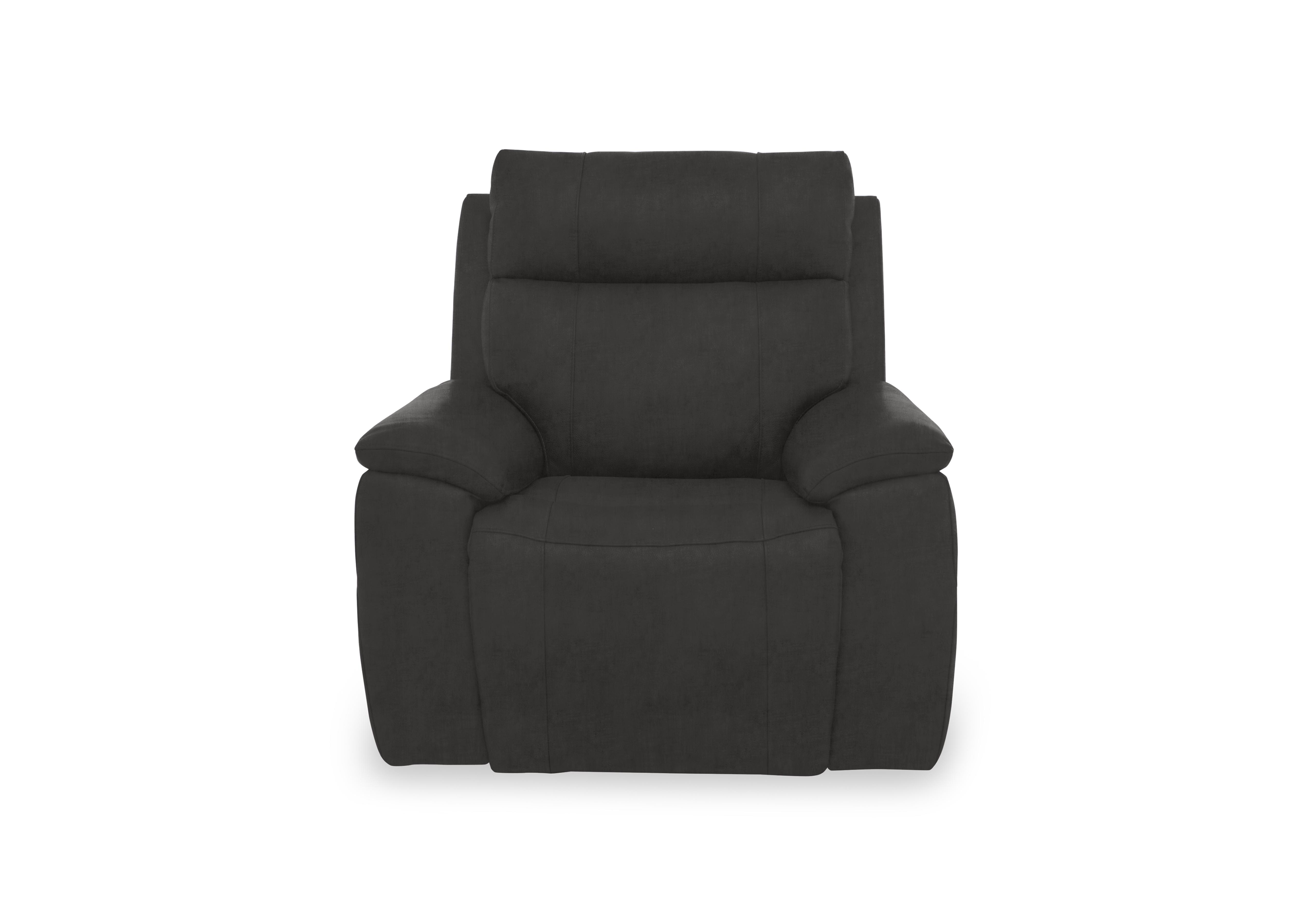 Aero Fabric Power Recliner Chair with Power Headrest in Manhattan Indigo 58009 on Furniture Village
