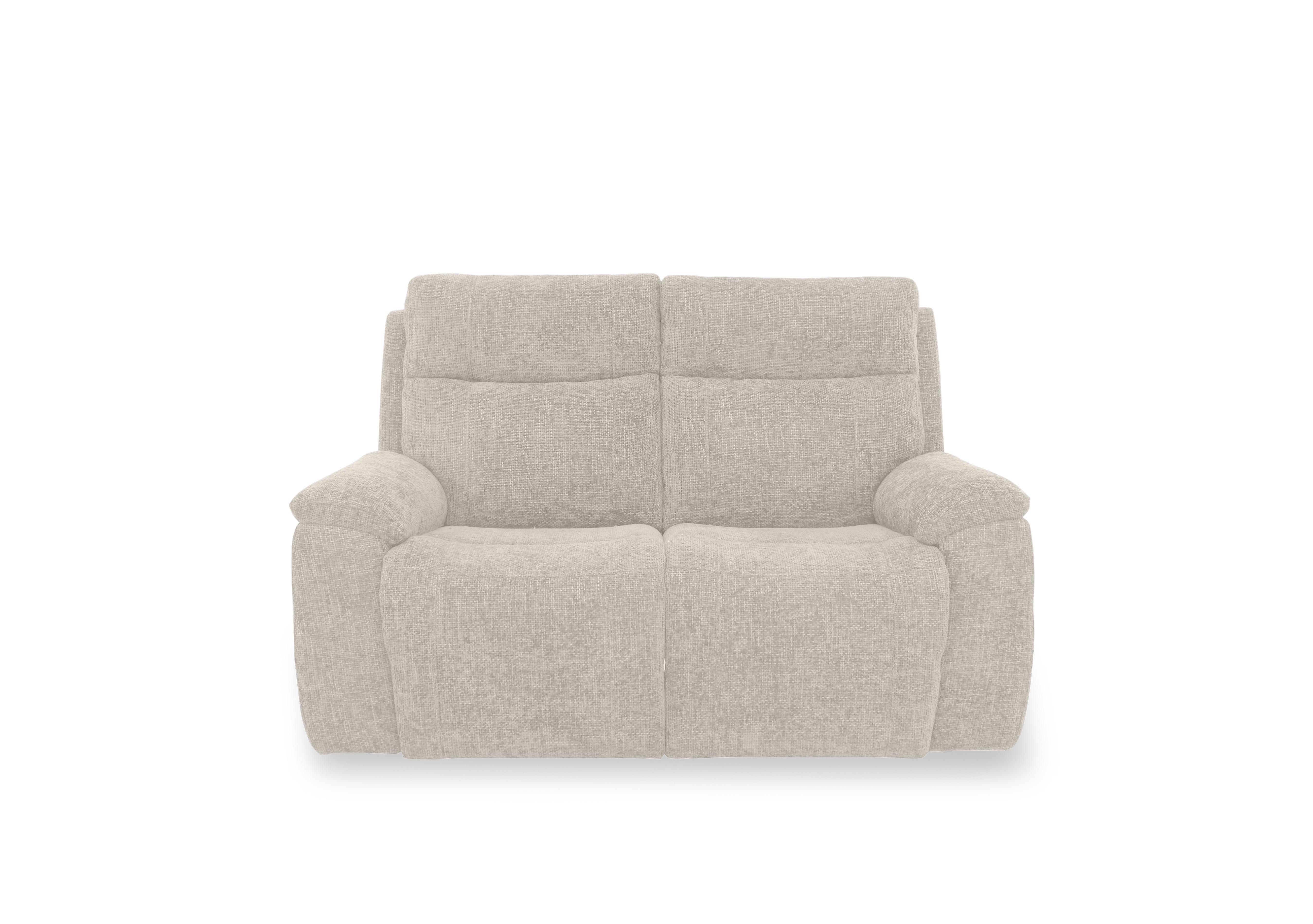 Aero Fabric 2 Seater Power Recliner Sofa with Power Headrests in Hopsack Natural 70002 on Furniture Village