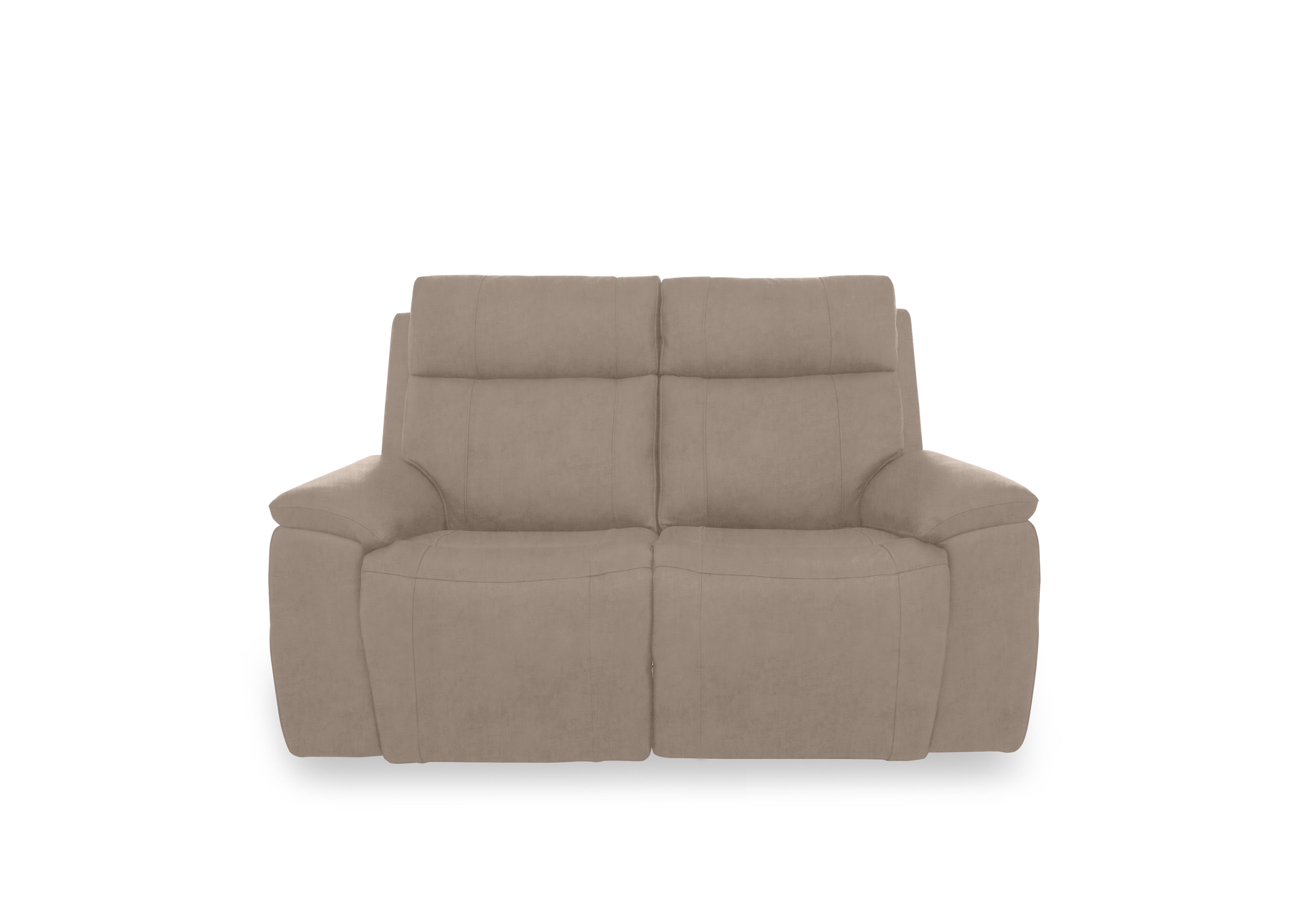 Aero Fabric 2 Seater Power Recliner Sofa with Power Headrests in Manhattan Nutmeg 58005 on Furniture Village