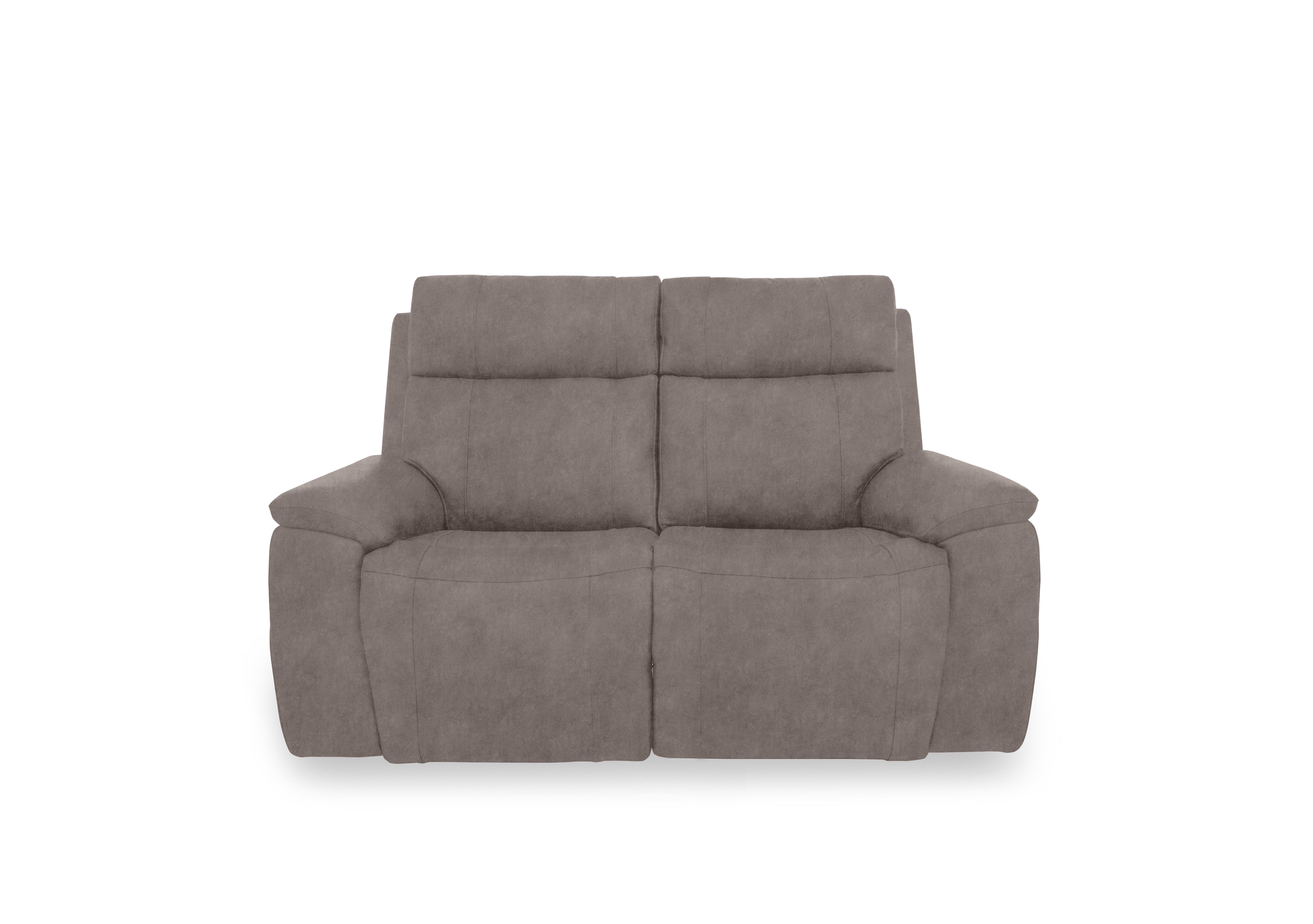 Aero Fabric 2 Seater Power Recliner Sofa with Power Headrests in Marble Charcoal Grey 18175 on Furniture Village