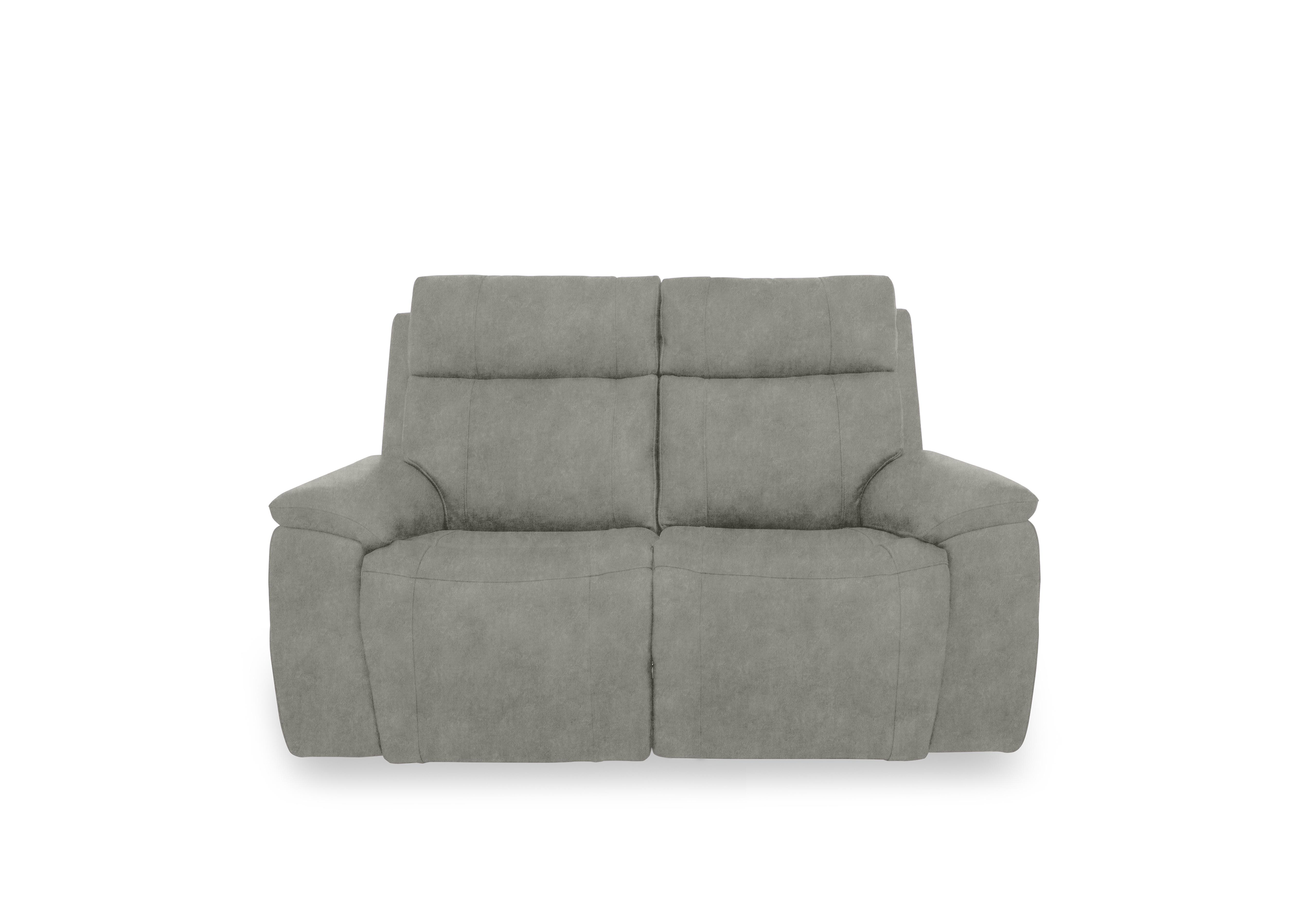 Aero Fabric 2 Seater Power Recliner Sofa with Power Headrests in Marble Stone 18176 on Furniture Village