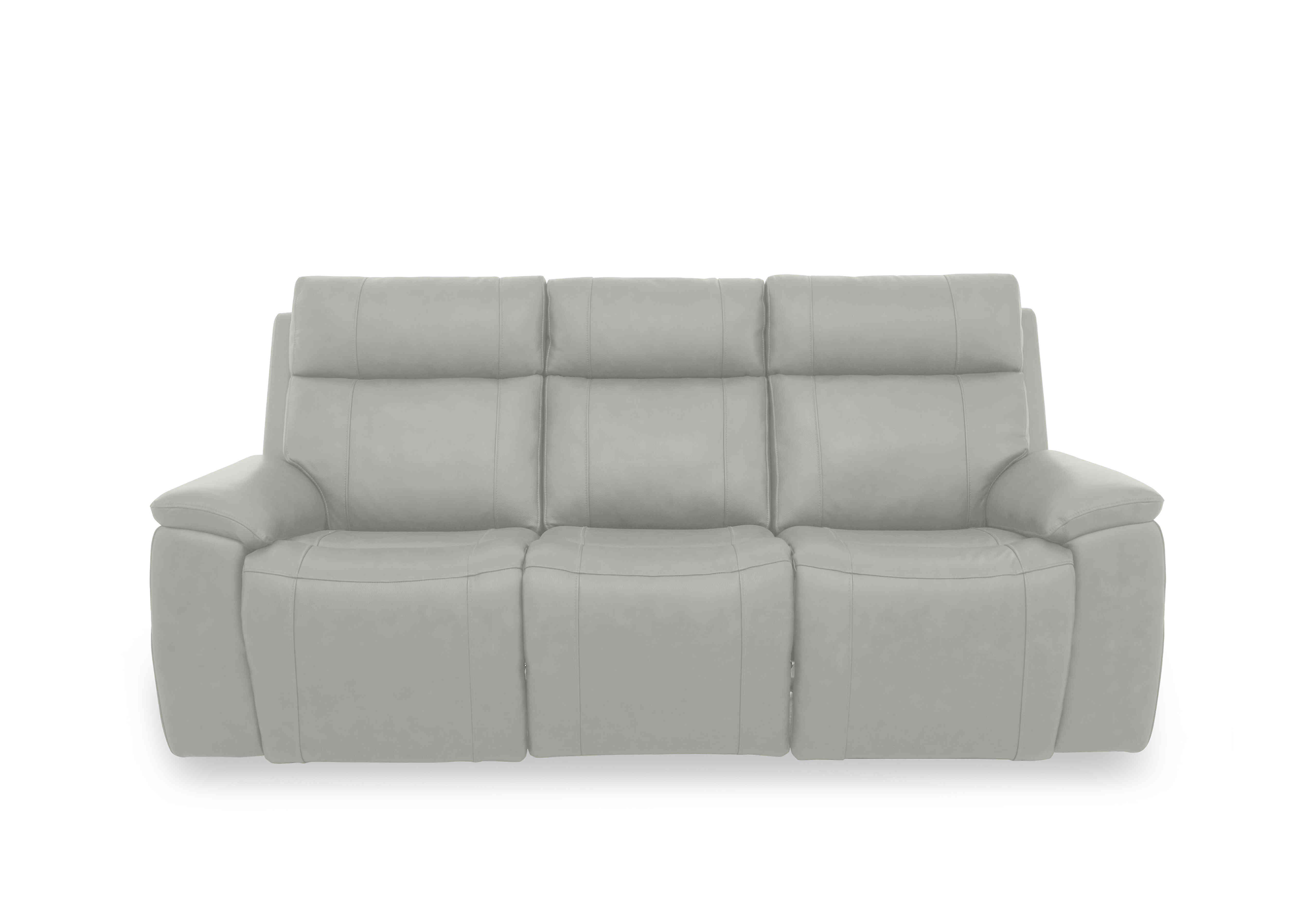 Aero Leather 3 Seater Power Recliner Sofa with Power Headrests in Lead Grey Cat-40/31 on Furniture Village