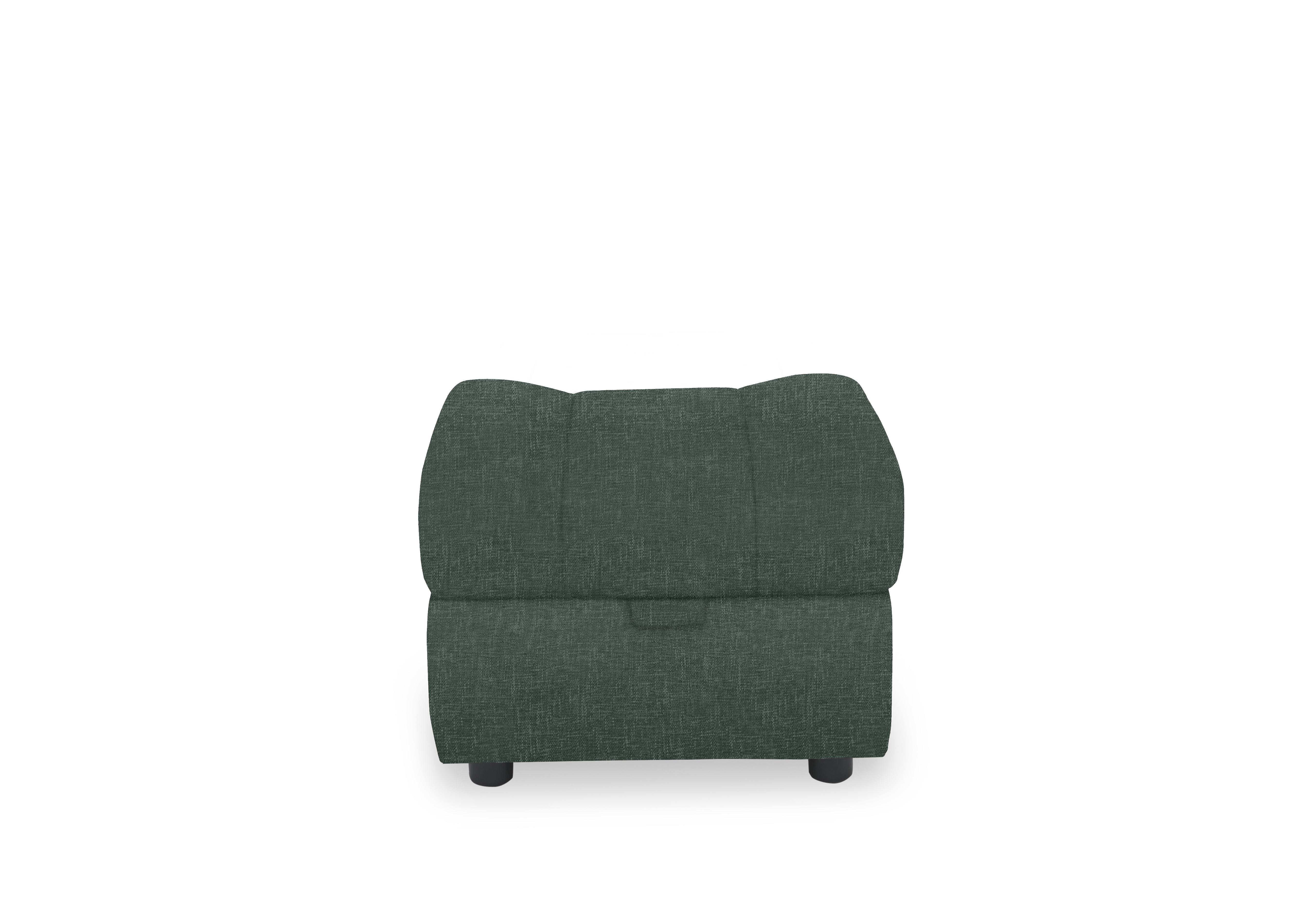 Aero Fabric Storage Footstool in Anivia Green 19445 on Furniture Village