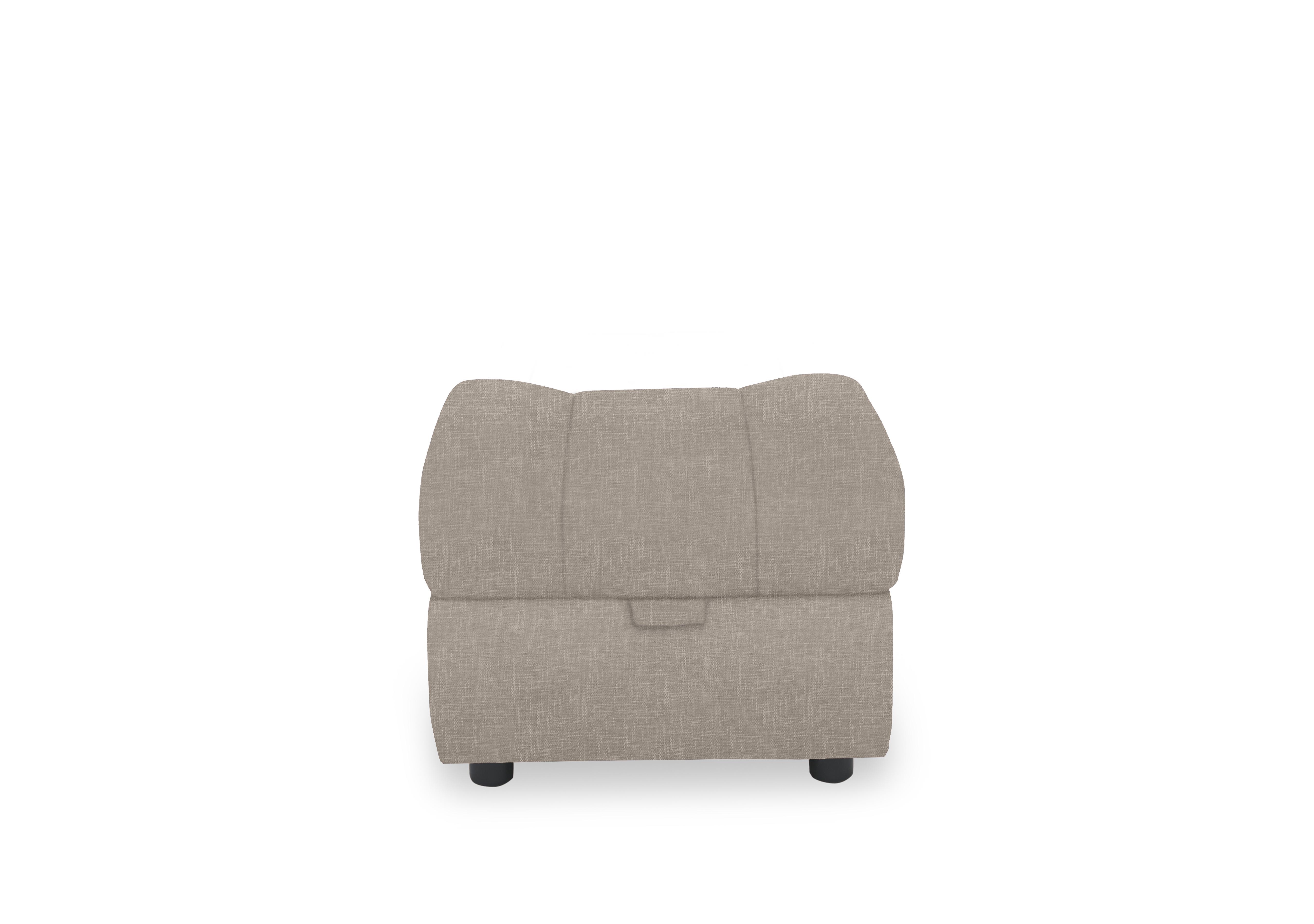 Aero Fabric Storage Footstool in Anivia Khaki 14445 on Furniture Village
