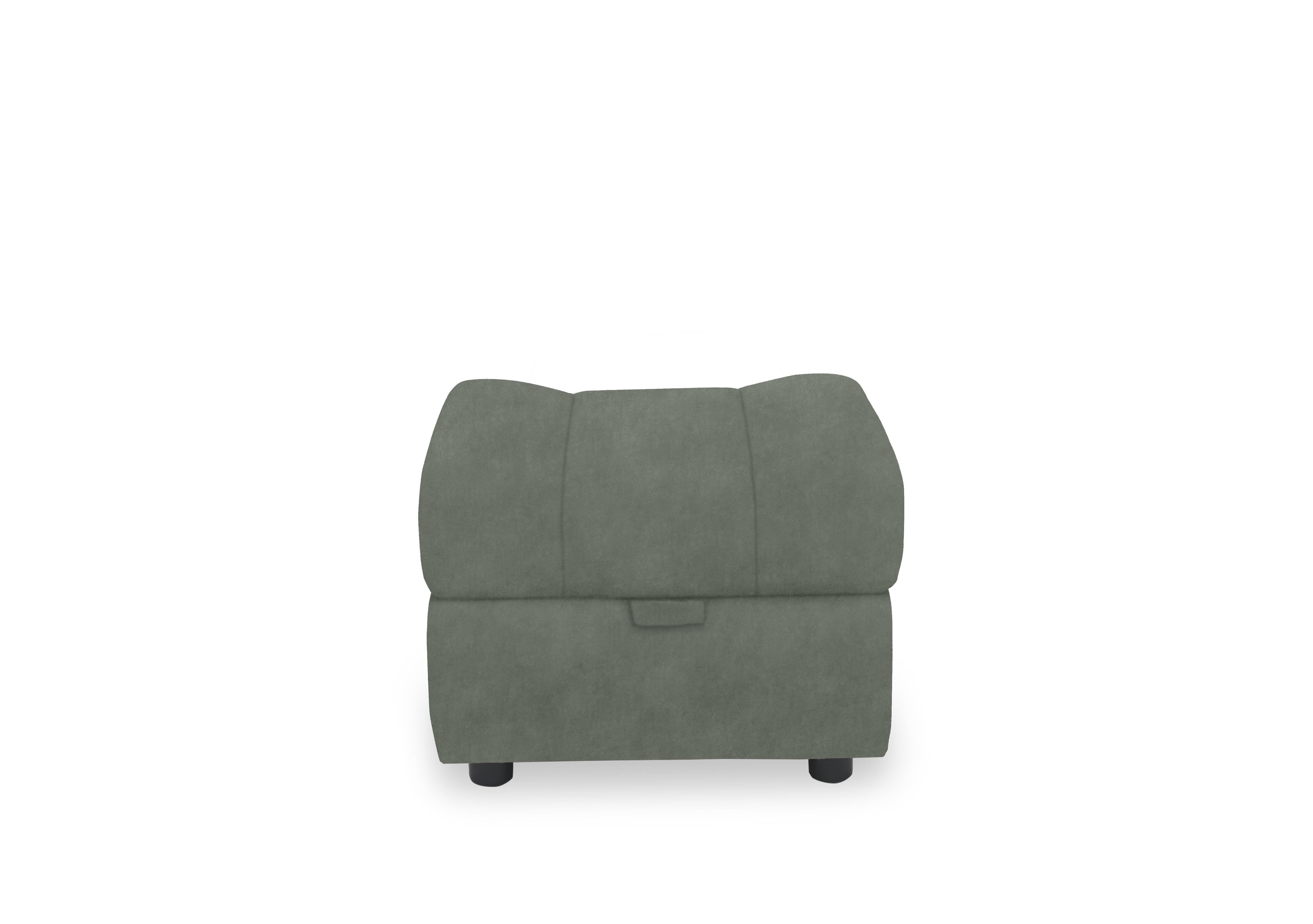 Aero Fabric Storage Footstool in Dexter Fern 43514 on Furniture Village