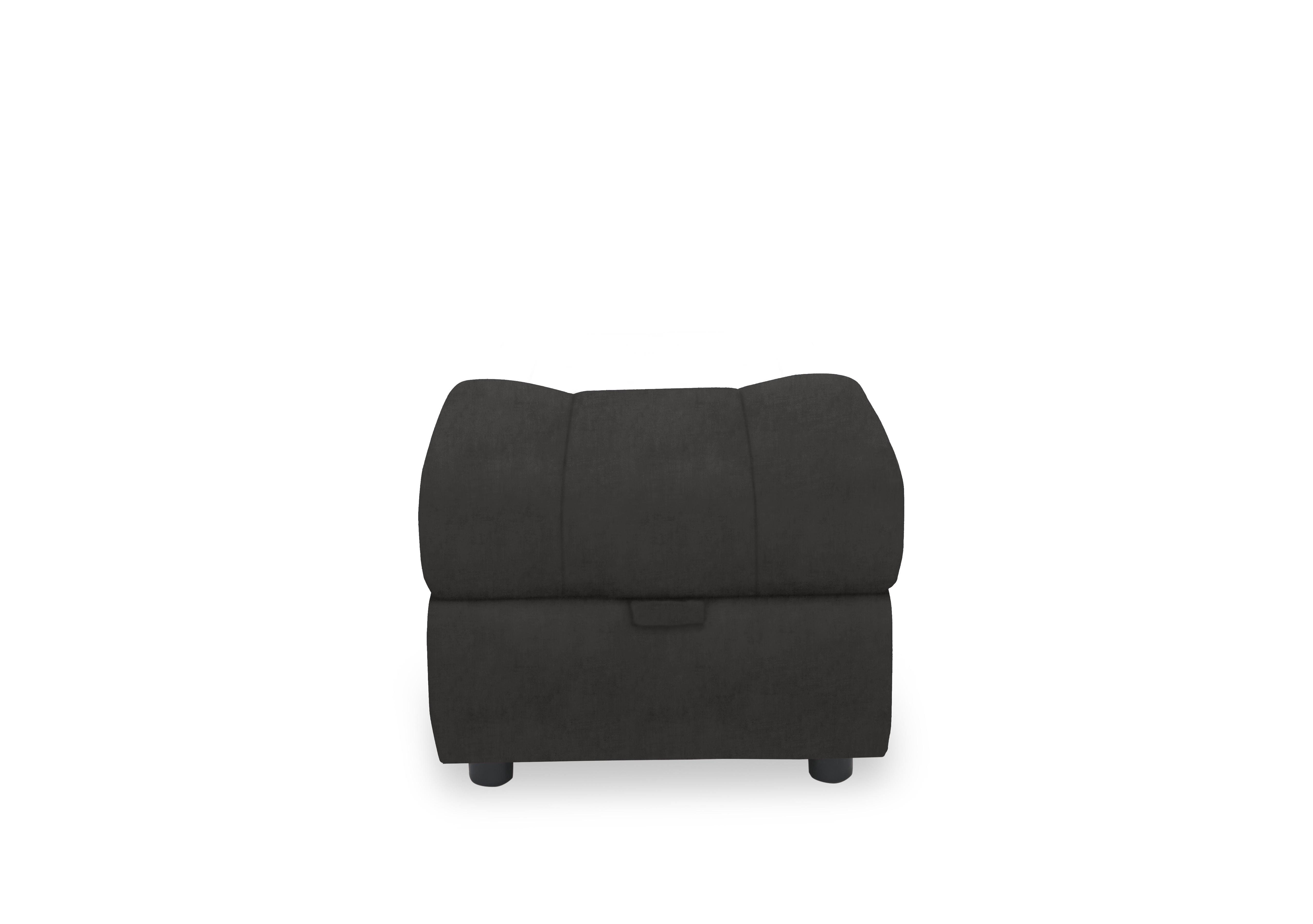 Aero Fabric Storage Footstool in Manhattan Indigo 58009 on Furniture Village
