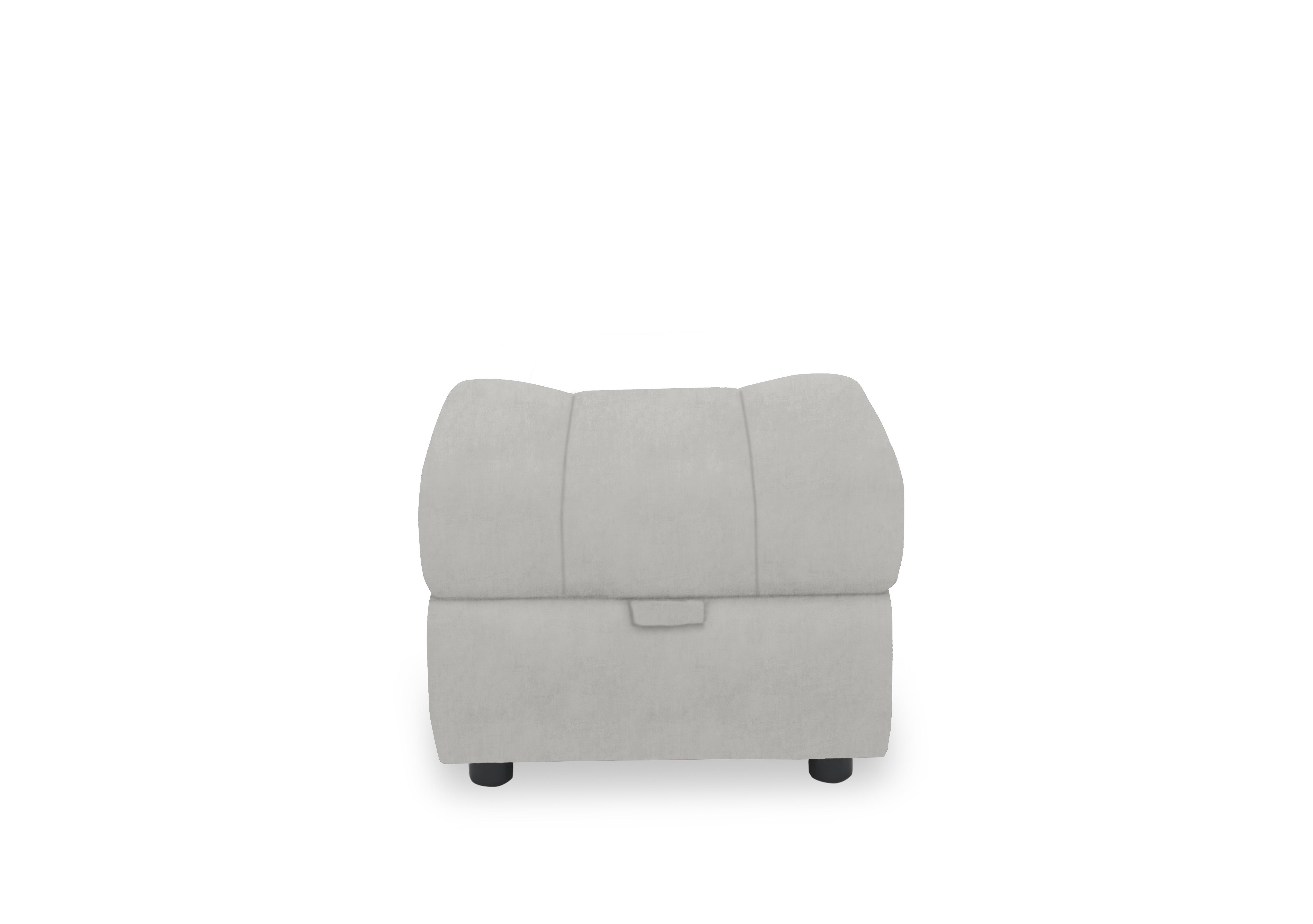 Aero Fabric Storage Footstool in Manhattan Stone 58004 on Furniture Village