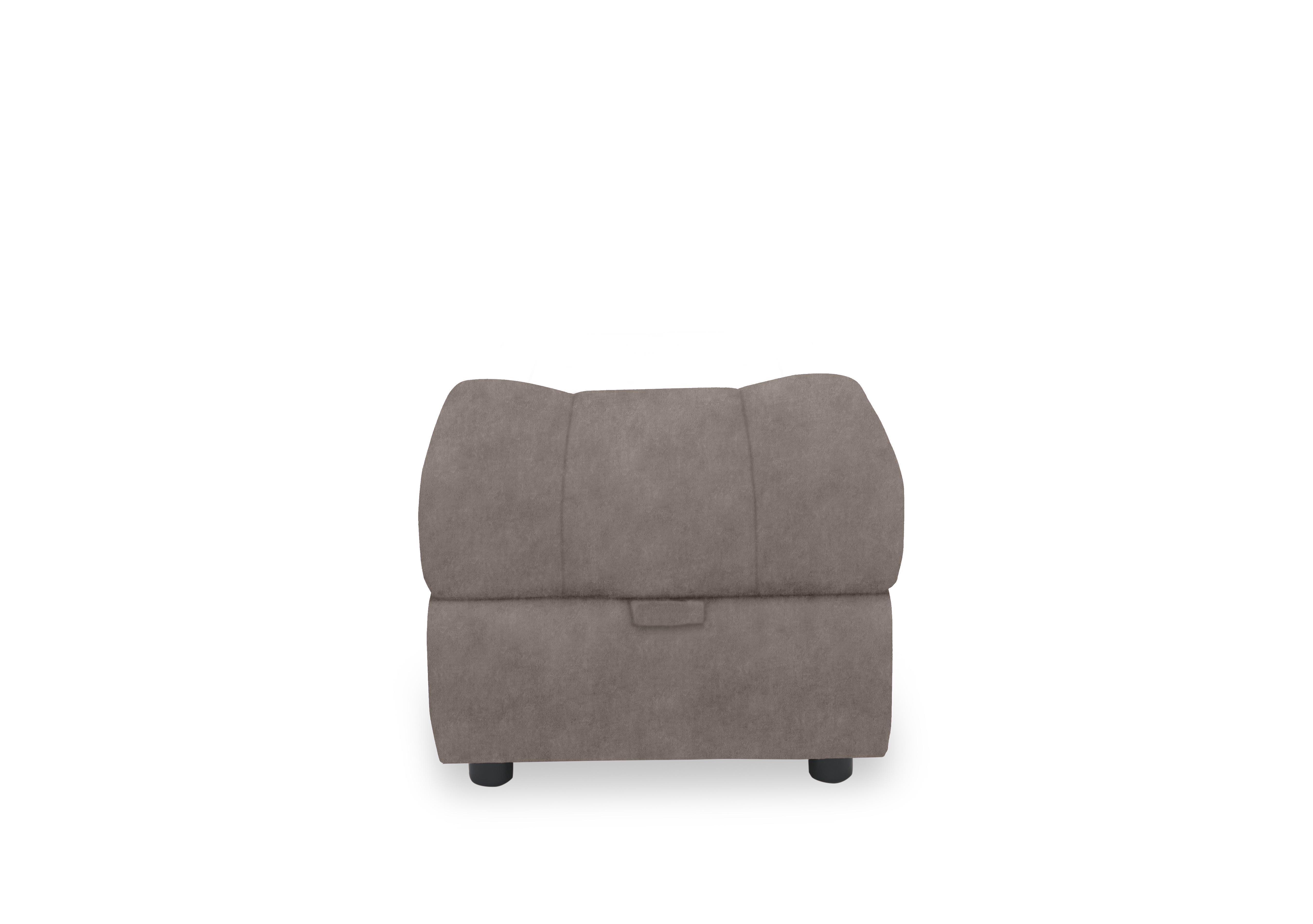 Aero Fabric Storage Footstool in Marble Charcoal Grey 18175 on Furniture Village
