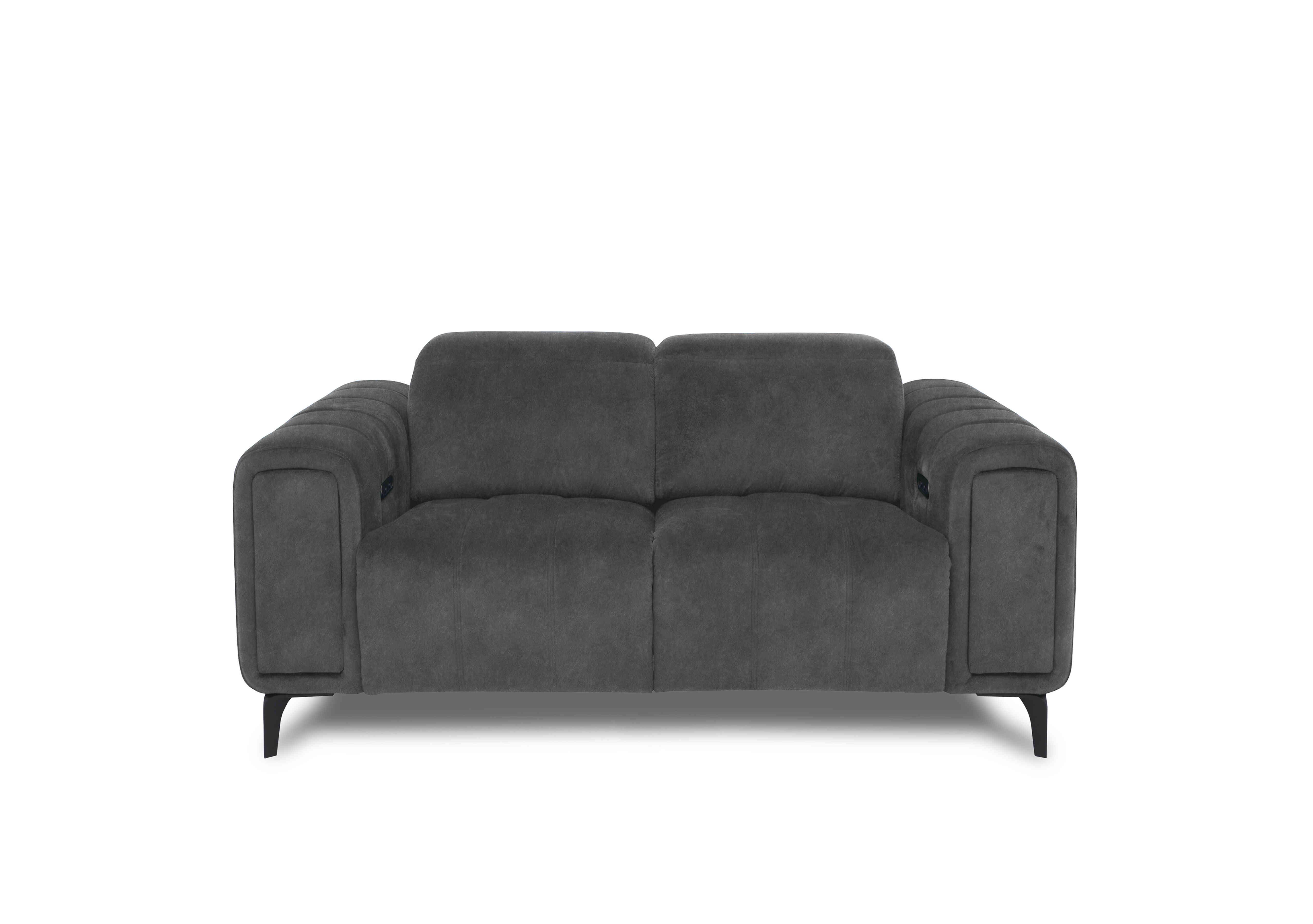 Elphaba Fabric 2 Seater Sofa with Storage Arms in Dexter Shadow 43519 on Furniture Village