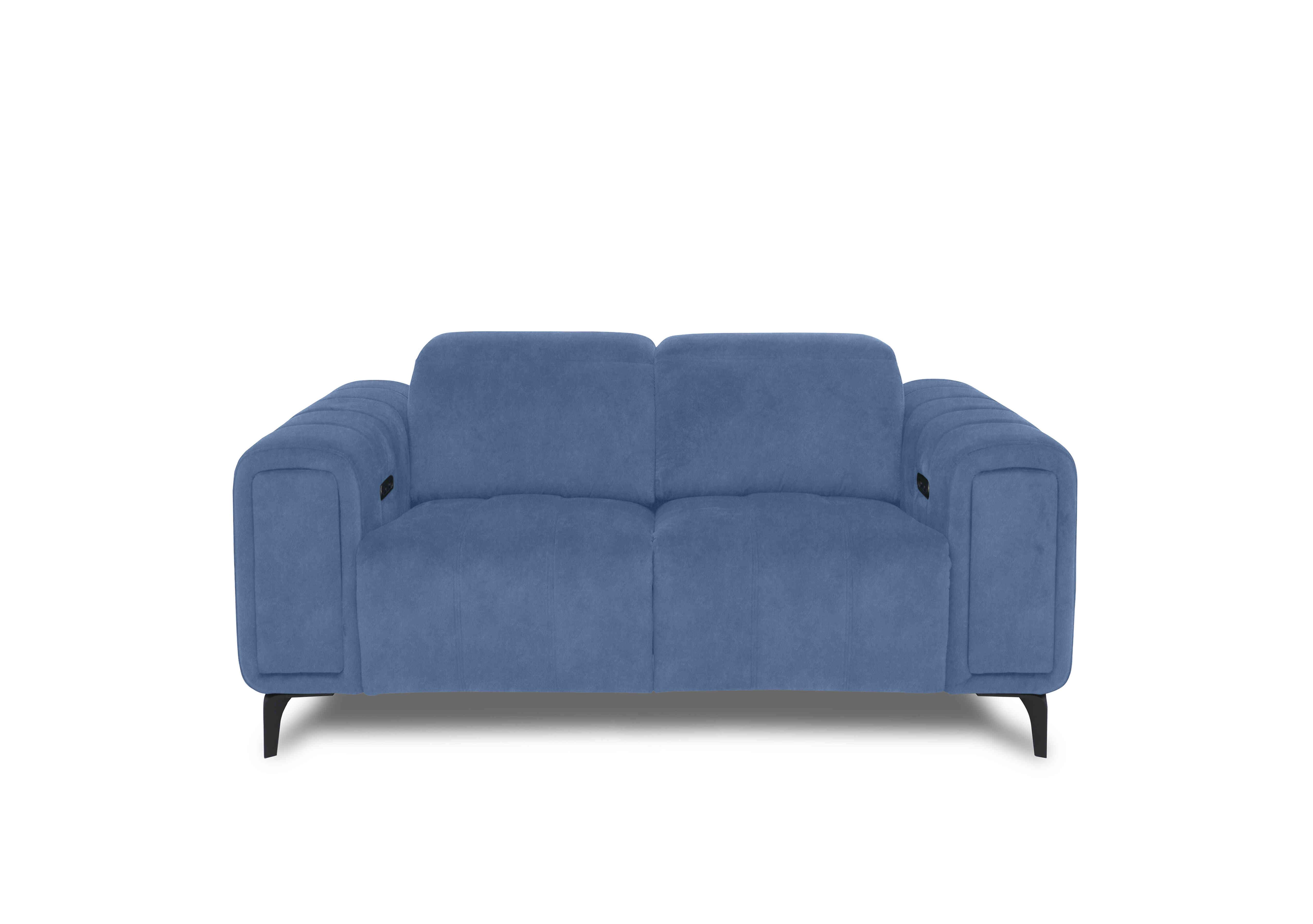 Elphaba Fabric 2 Seater Sofa with Storage Arms in Dexter Wave 43525 on Furniture Village