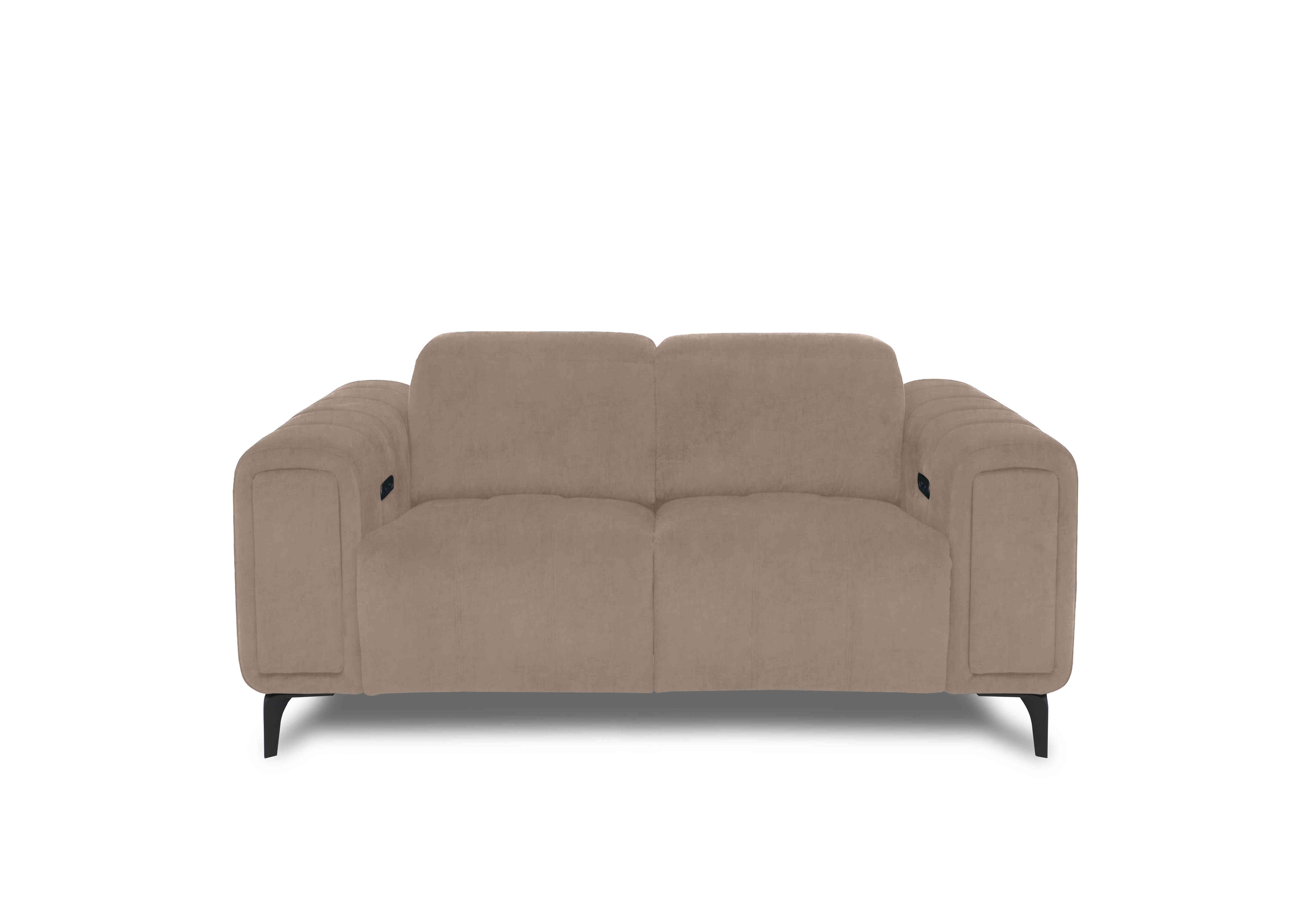 Elphaba Fabric 2 Seater Sofa with Storage Arms in Manhattan Nutmeg 58005 on Furniture Village