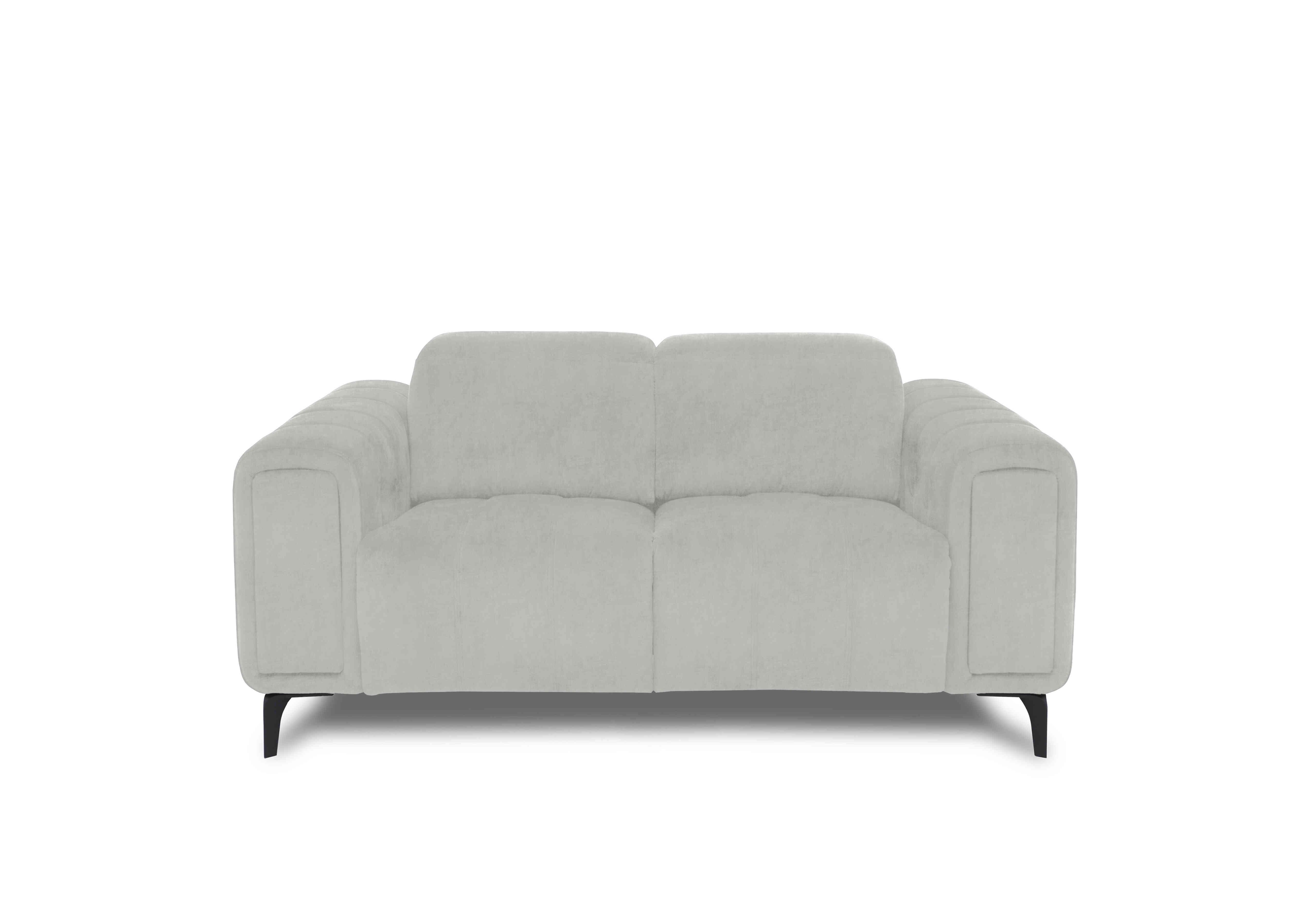 Elphaba Fabric 2 Seater Sofa with Storage Arms in Manhattan Stone 58004 on Furniture Village