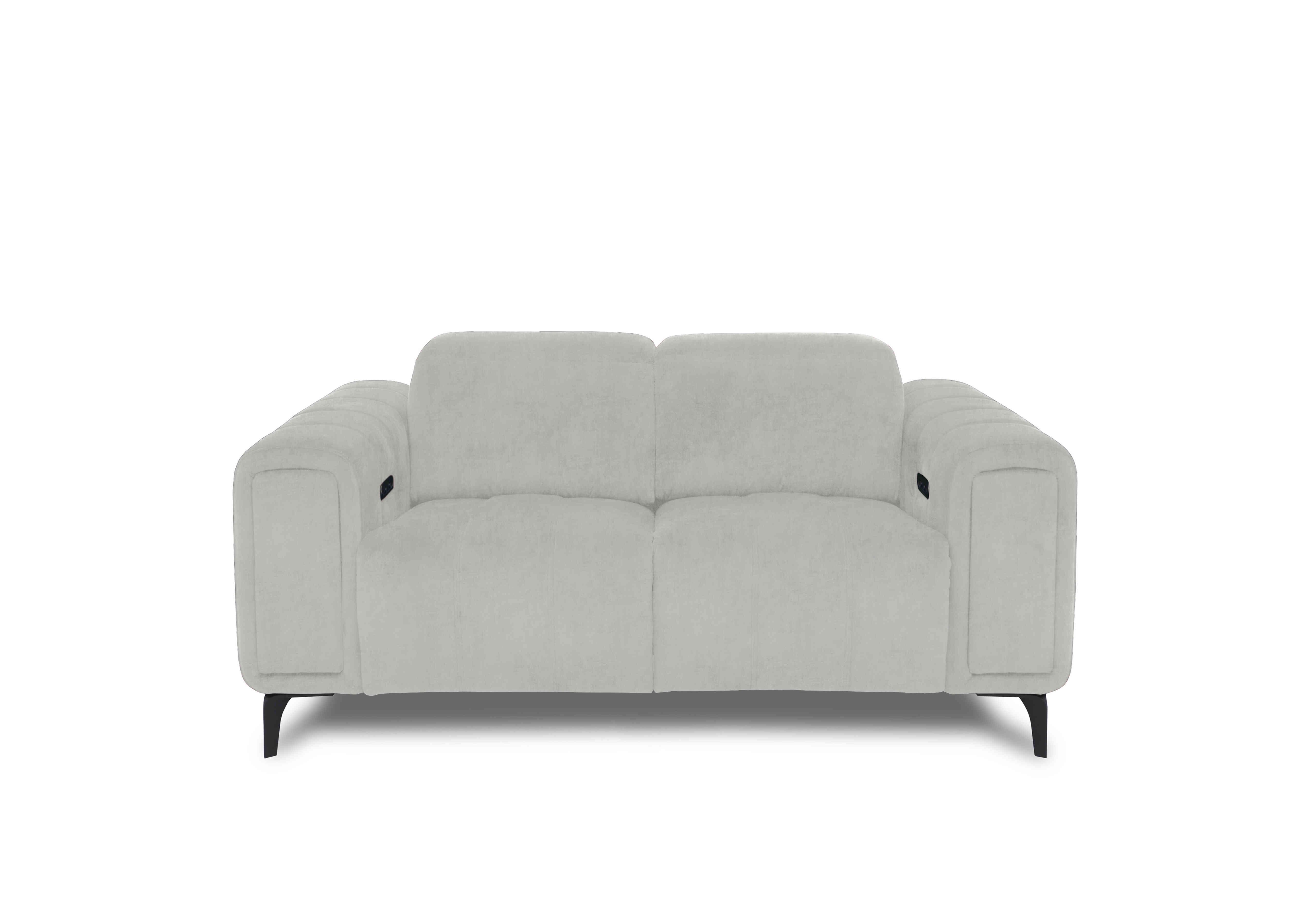 Elphaba Fabric 2 Seater Sofa with Storage Arms in Manhattan Stone 58004 on Furniture Village
