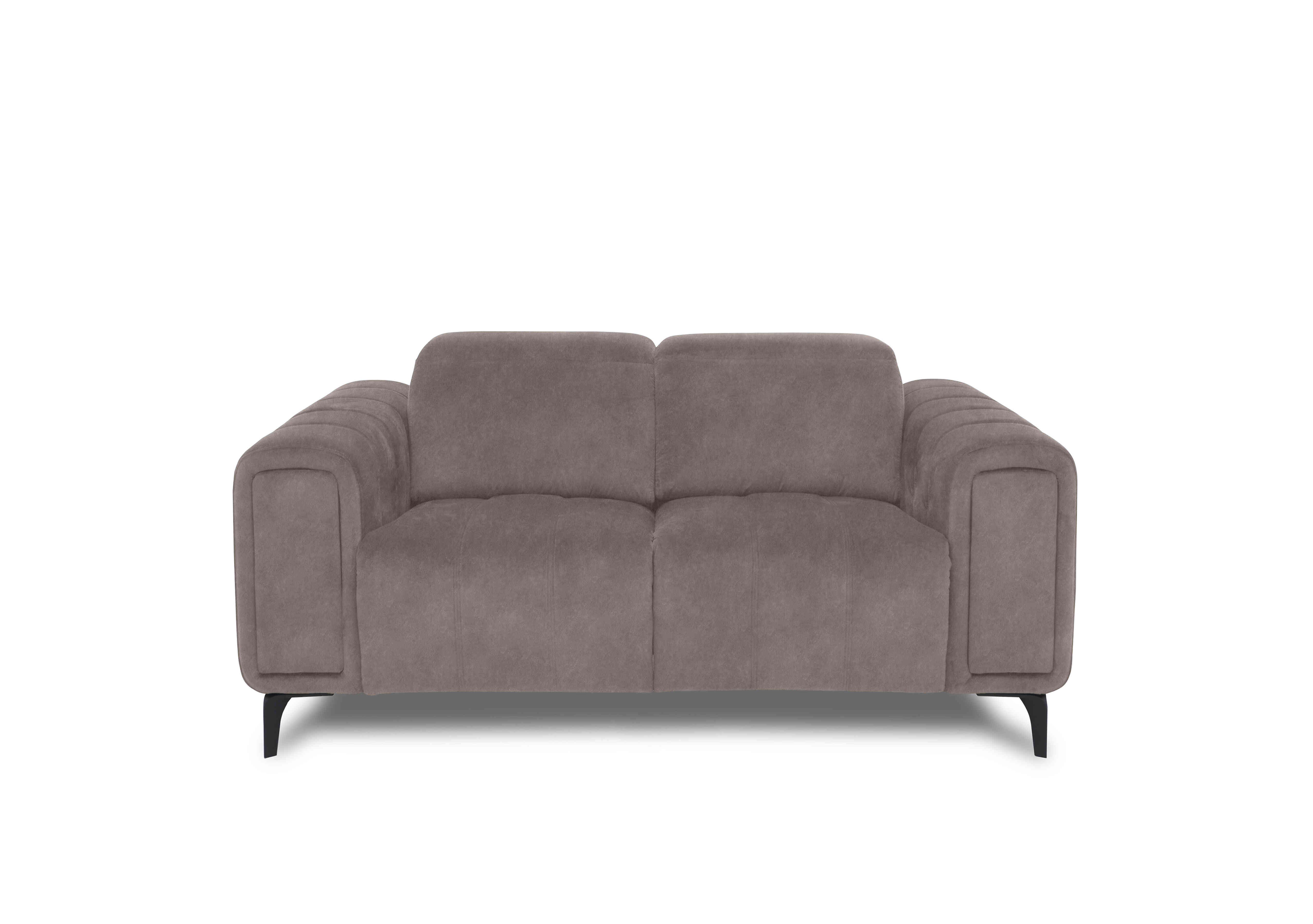 Elphaba Fabric 2 Seater Sofa with Storage Arms in Marble Charcoal Grey 18175 on Furniture Village