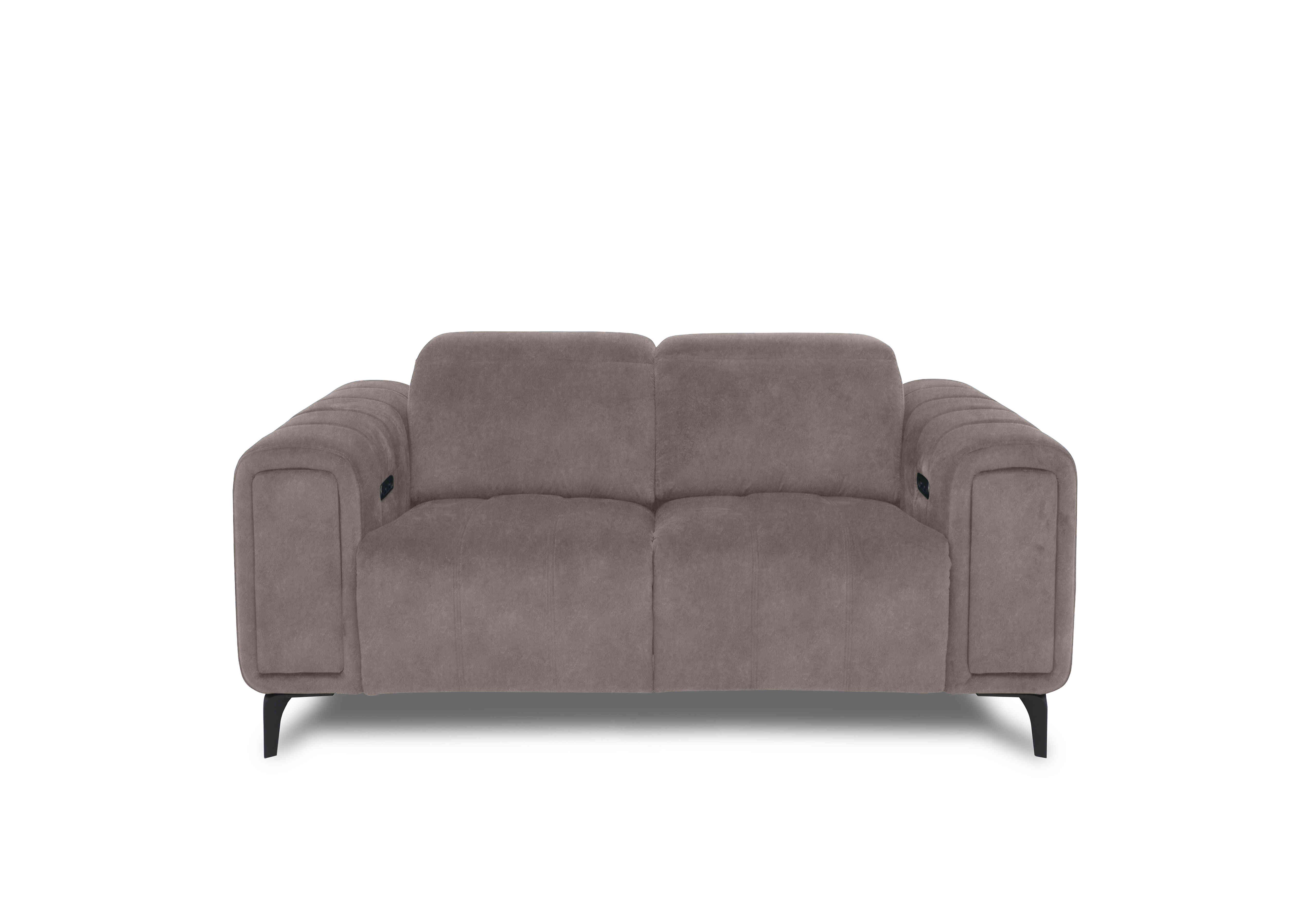 Elphaba Fabric 2 Seater Sofa with Storage Arms in Marble Charcoal Grey 18175 on Furniture Village