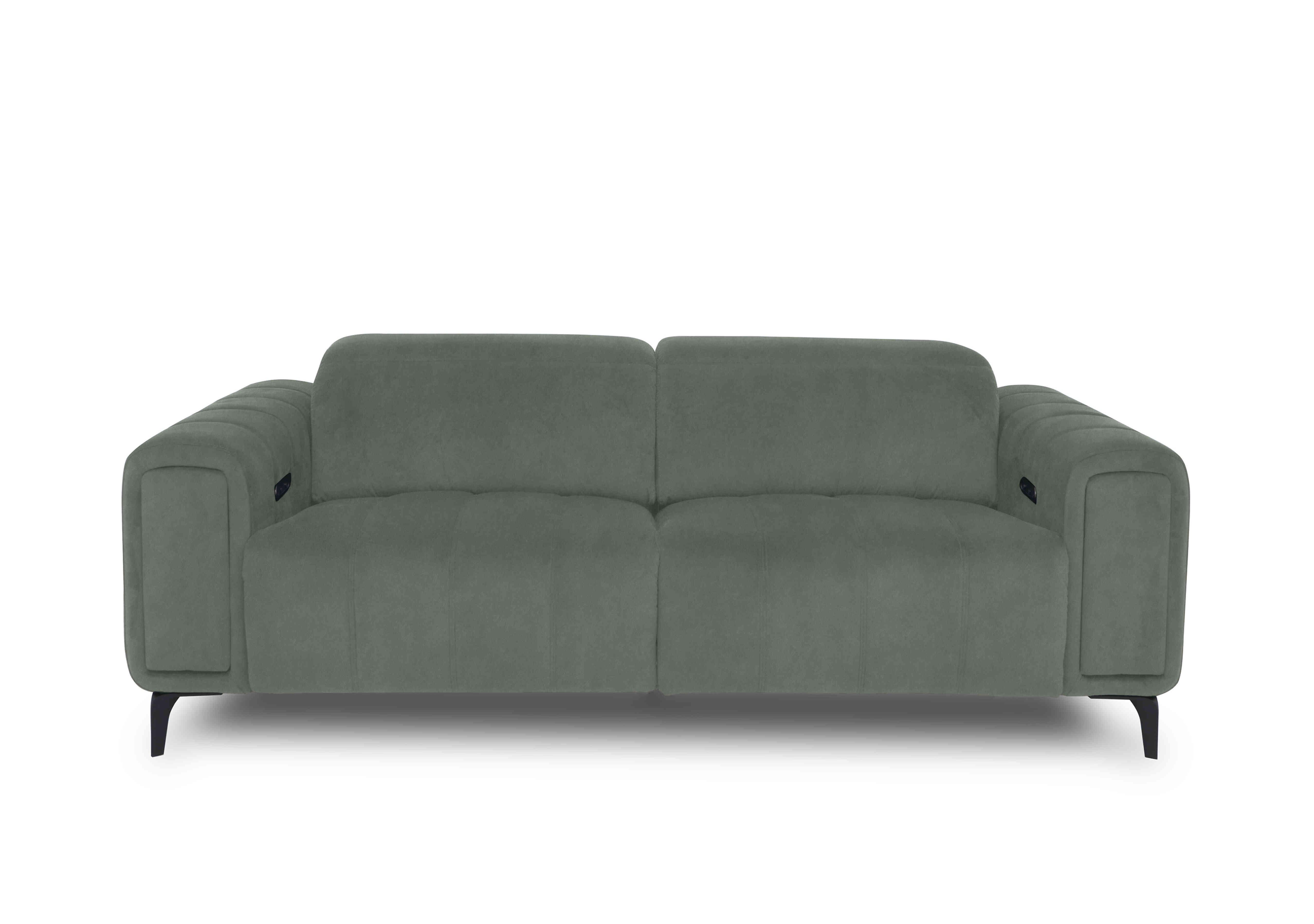 Elphaba Fabric 3 Seater Sofa with Storage Arms in Dexter Fern 43514 on Furniture Village