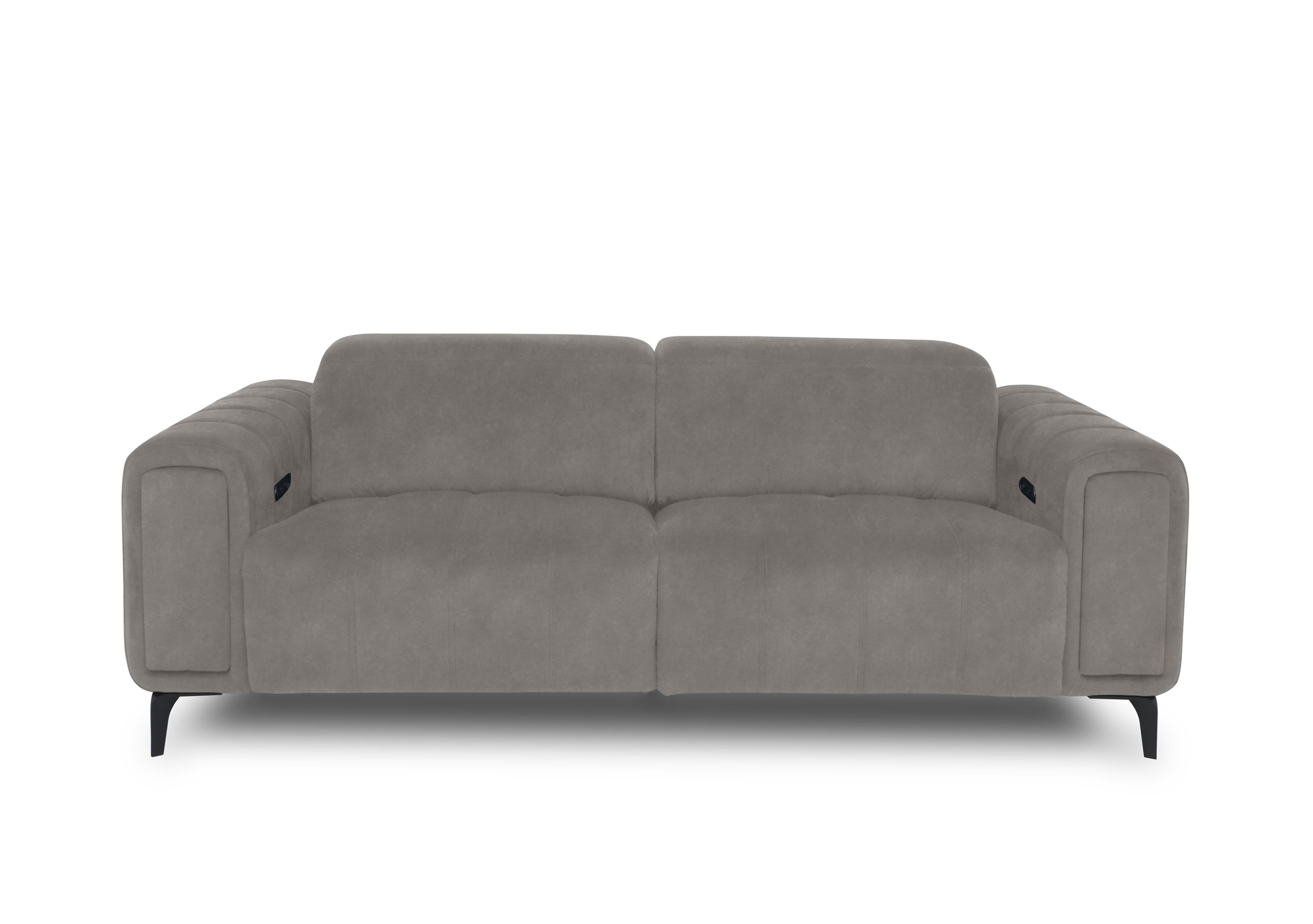 Elphaba Fabric 3 Seater Sofa with Storage Arms in Dexter Mocha 43504 on Furniture Village
