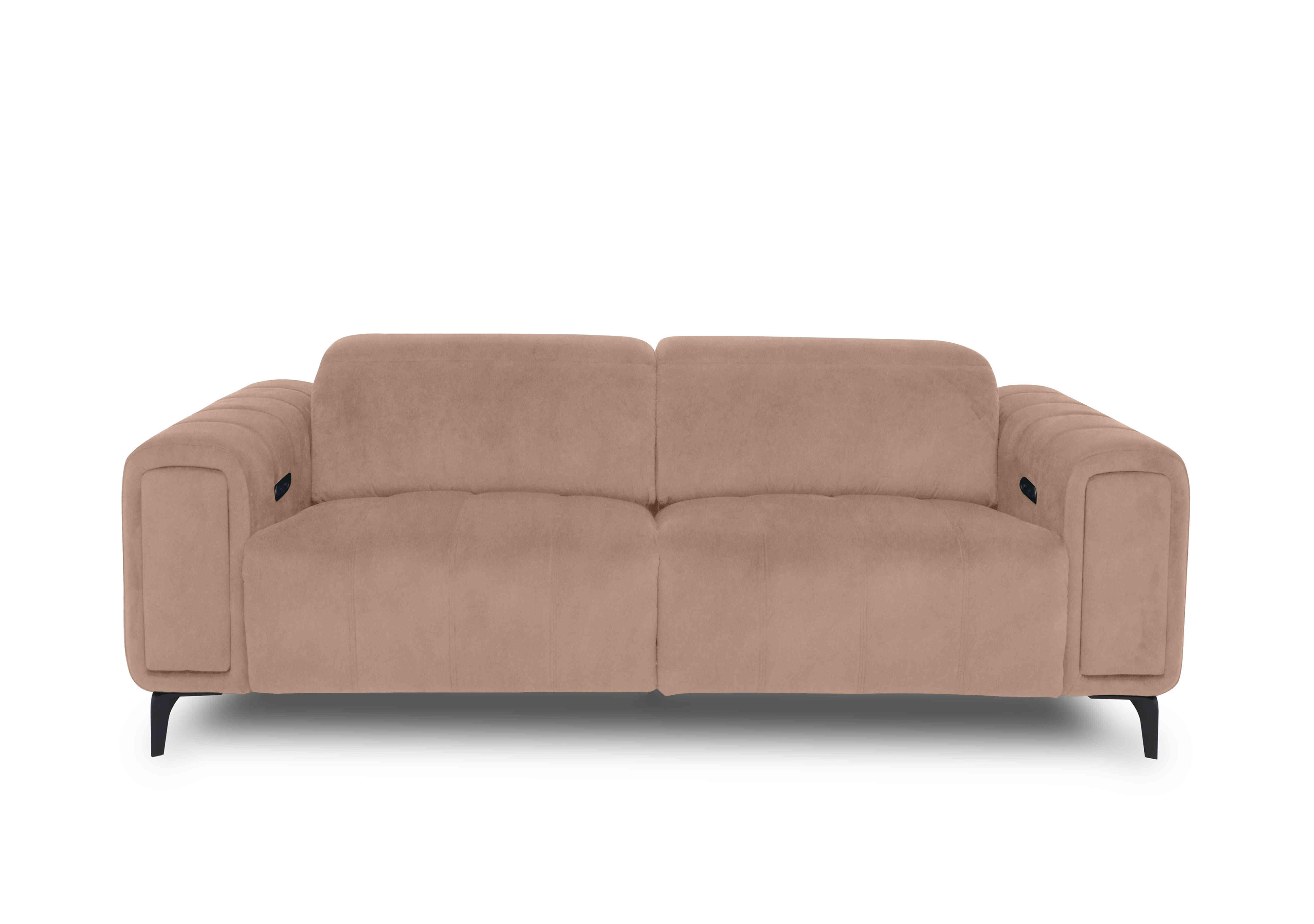 Elphaba Fabric 3 Seater Sofa with Storage Arms in Dexter Sand 43507 on Furniture Village